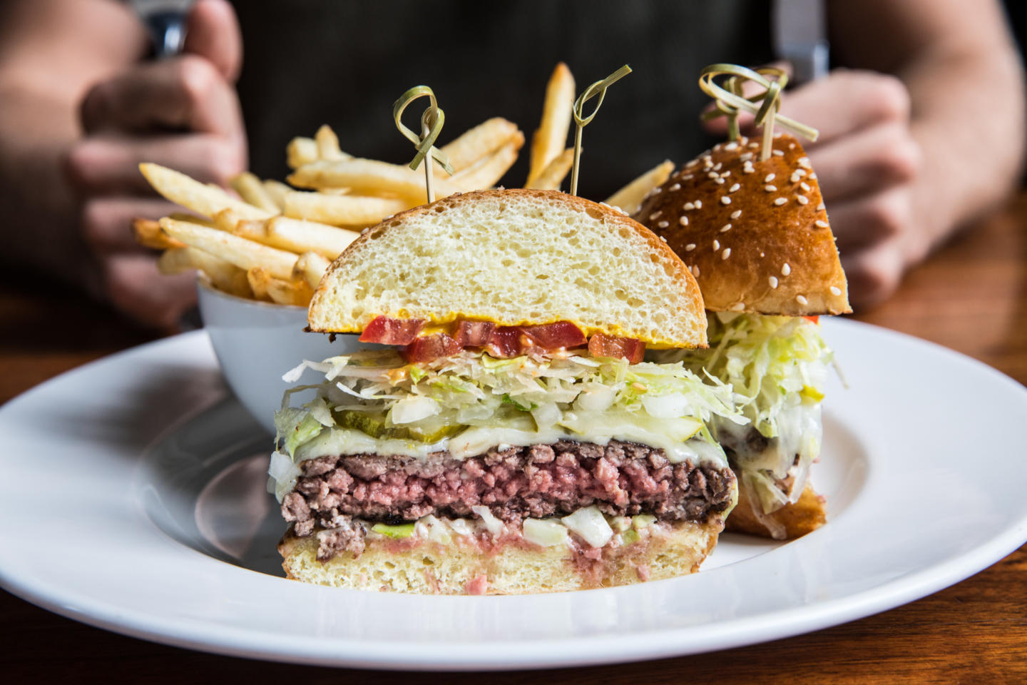 cheeseburger from hub 51