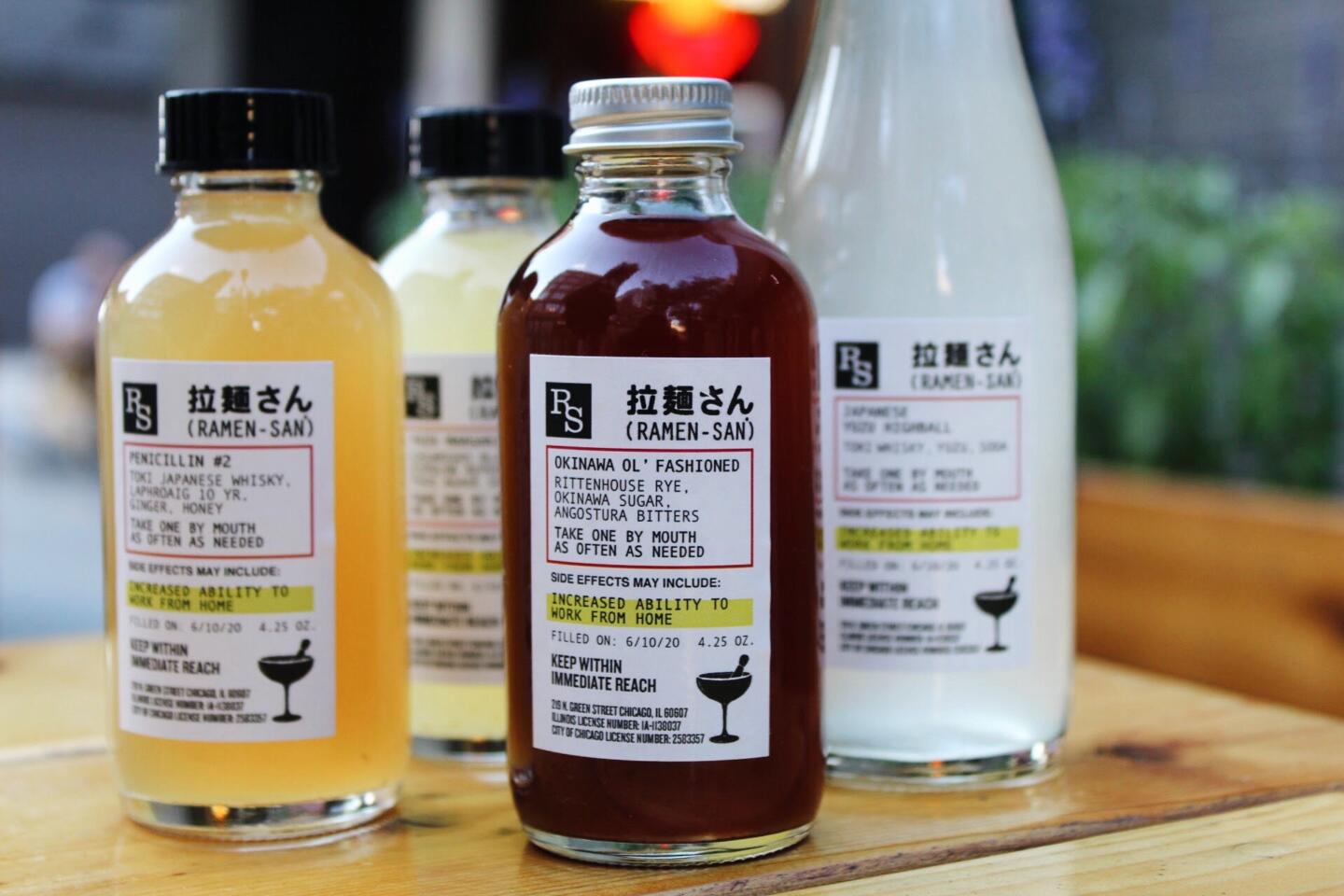 Ramen-San patio cocktails