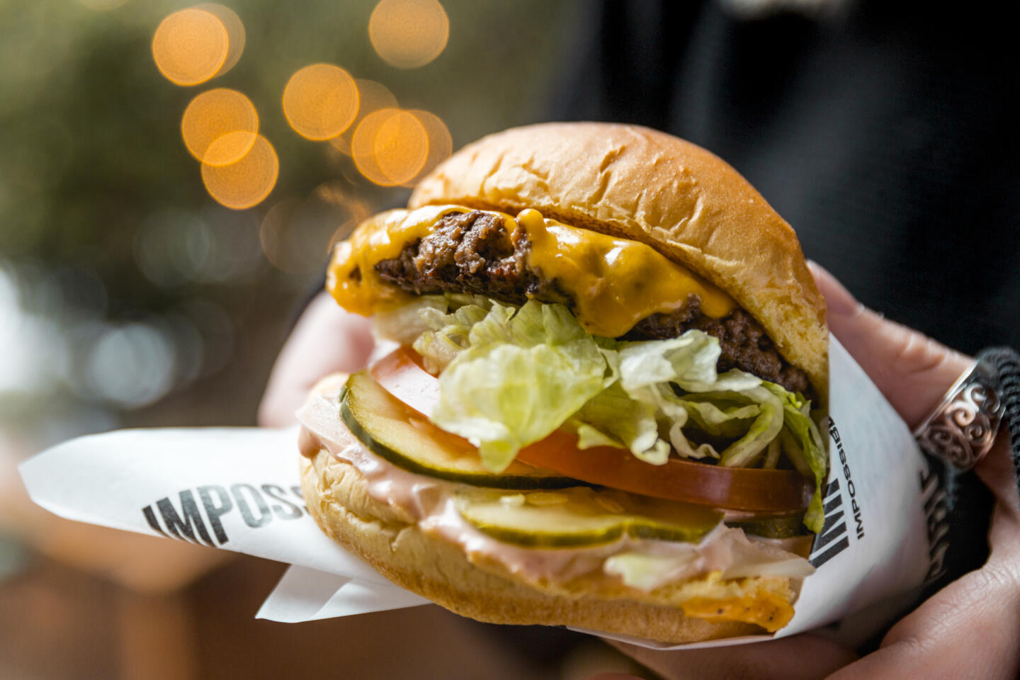 M Burger Impossible Burger