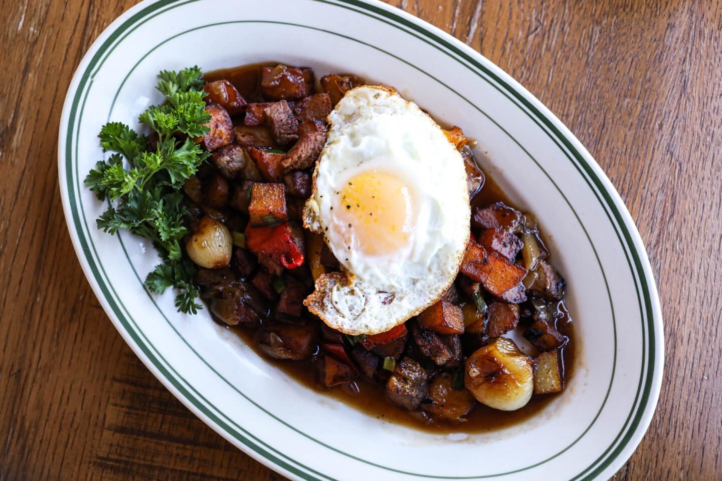 L. Woods hash brunch