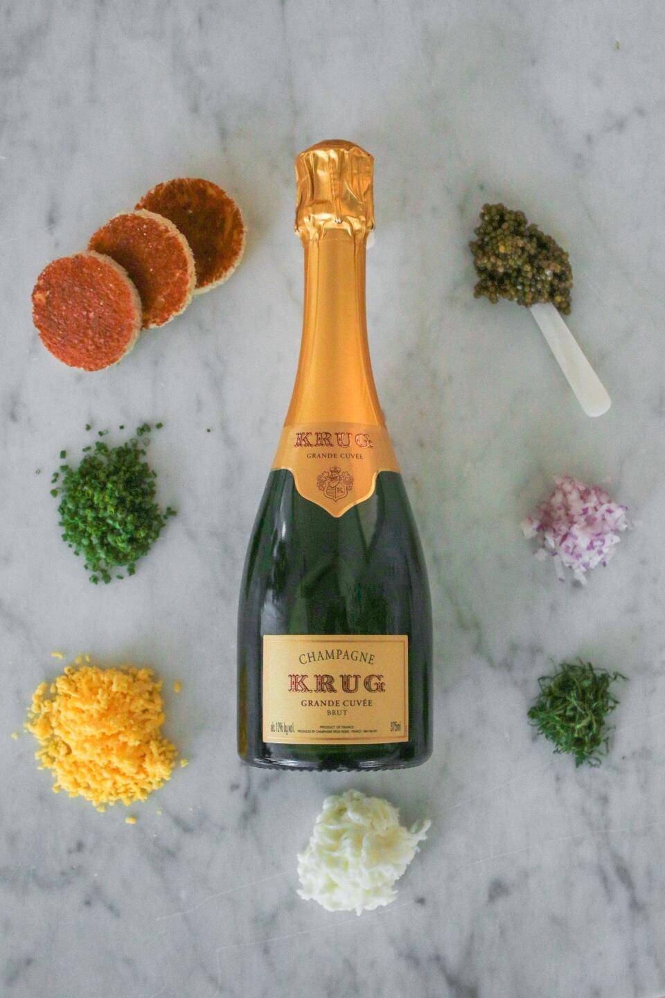 RPM Seafood CAviar and CHampagne