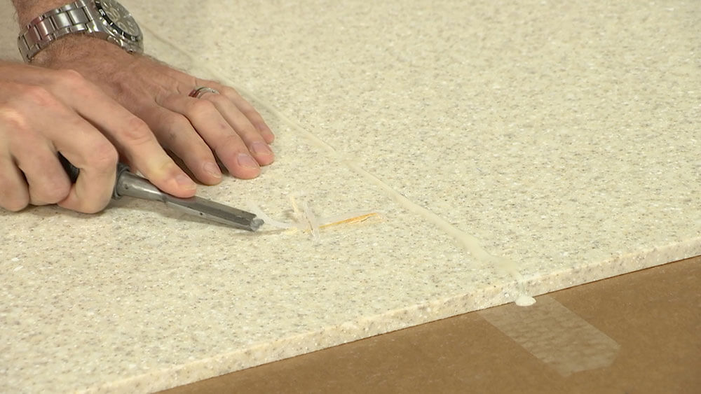 Chisel Excess Glue