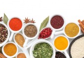 various spice selection