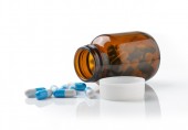 pills out of a bottle
