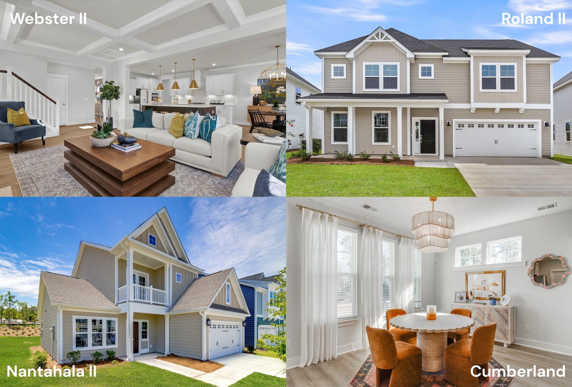 Floor plans offered in Gleason Farm