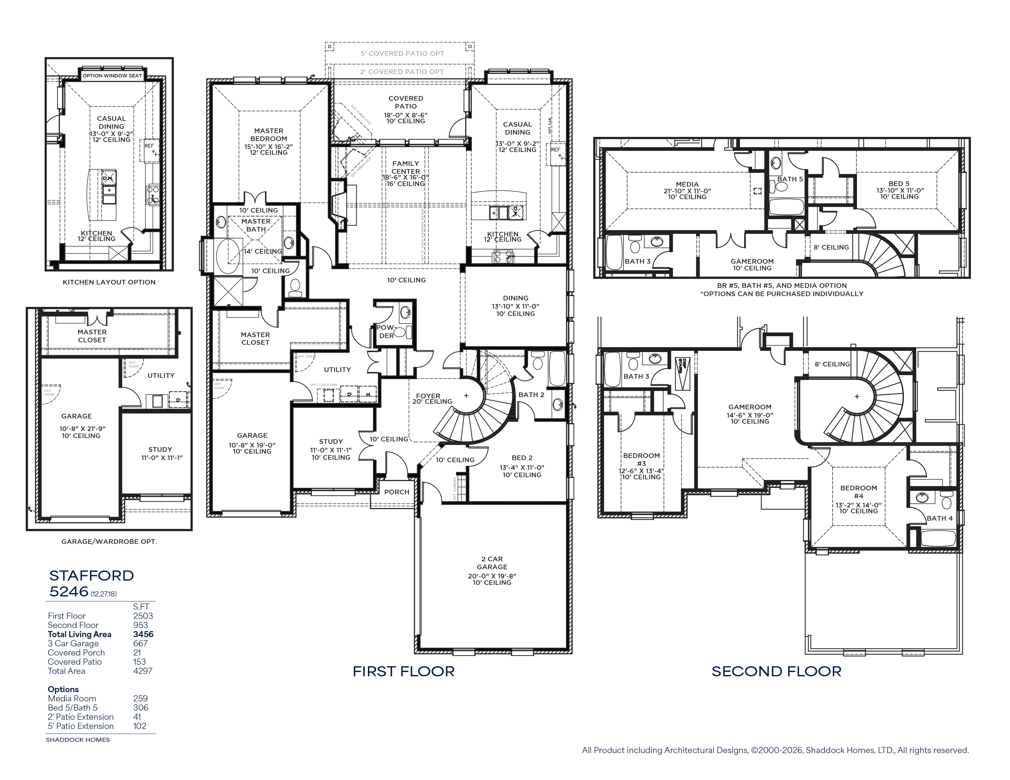 Stafford floor plan drawing