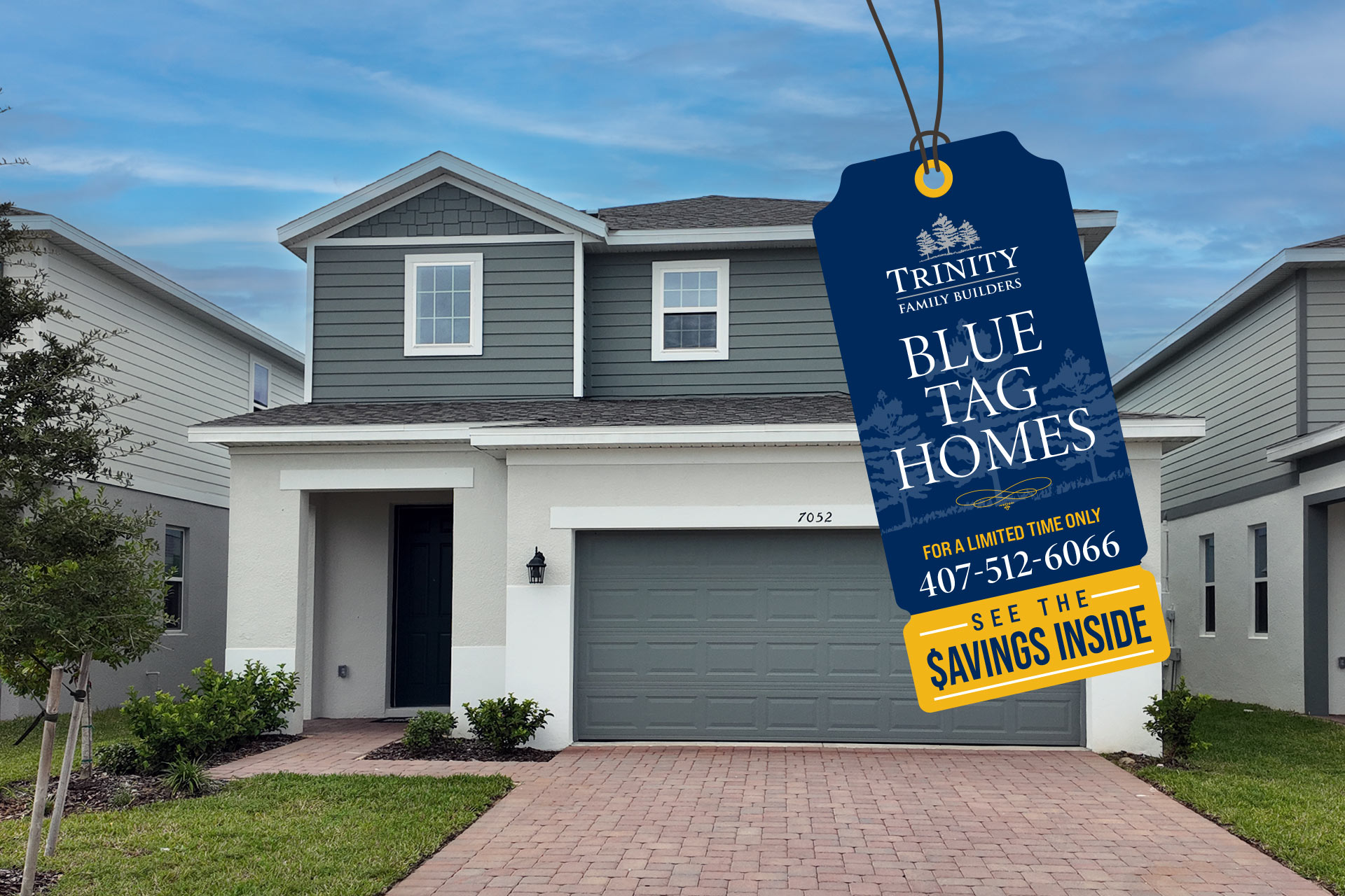 Gilchrist plan Blue Tag home at 7052 Rolling Leaf Road, Groveland, FL