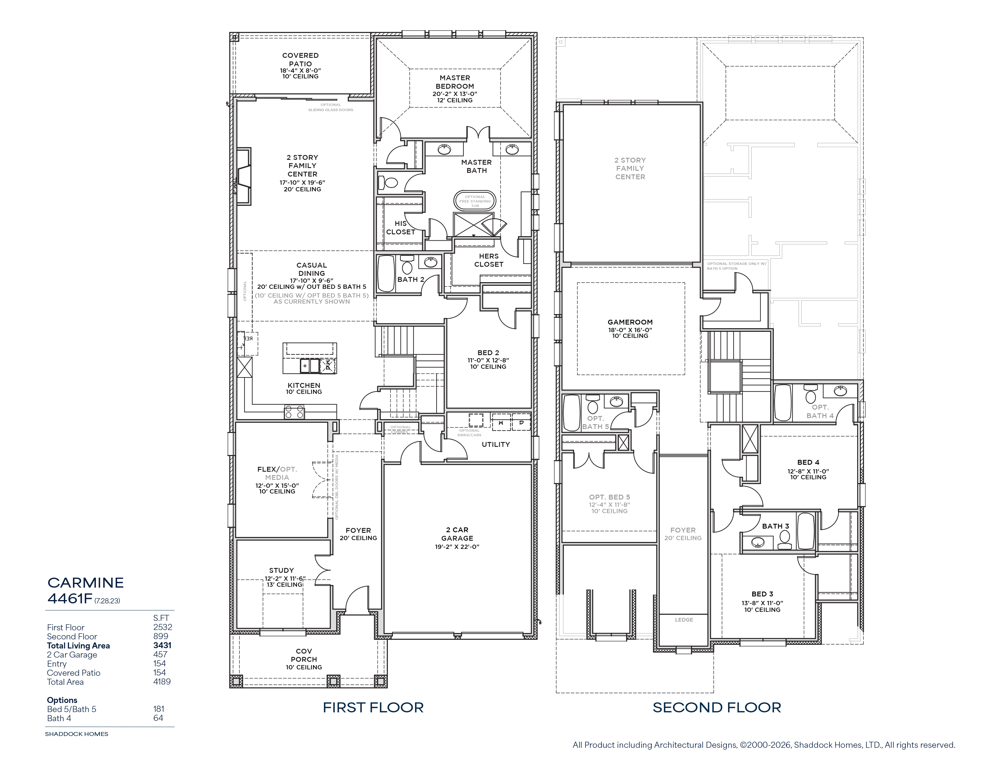 Carmine floor plan drawing
