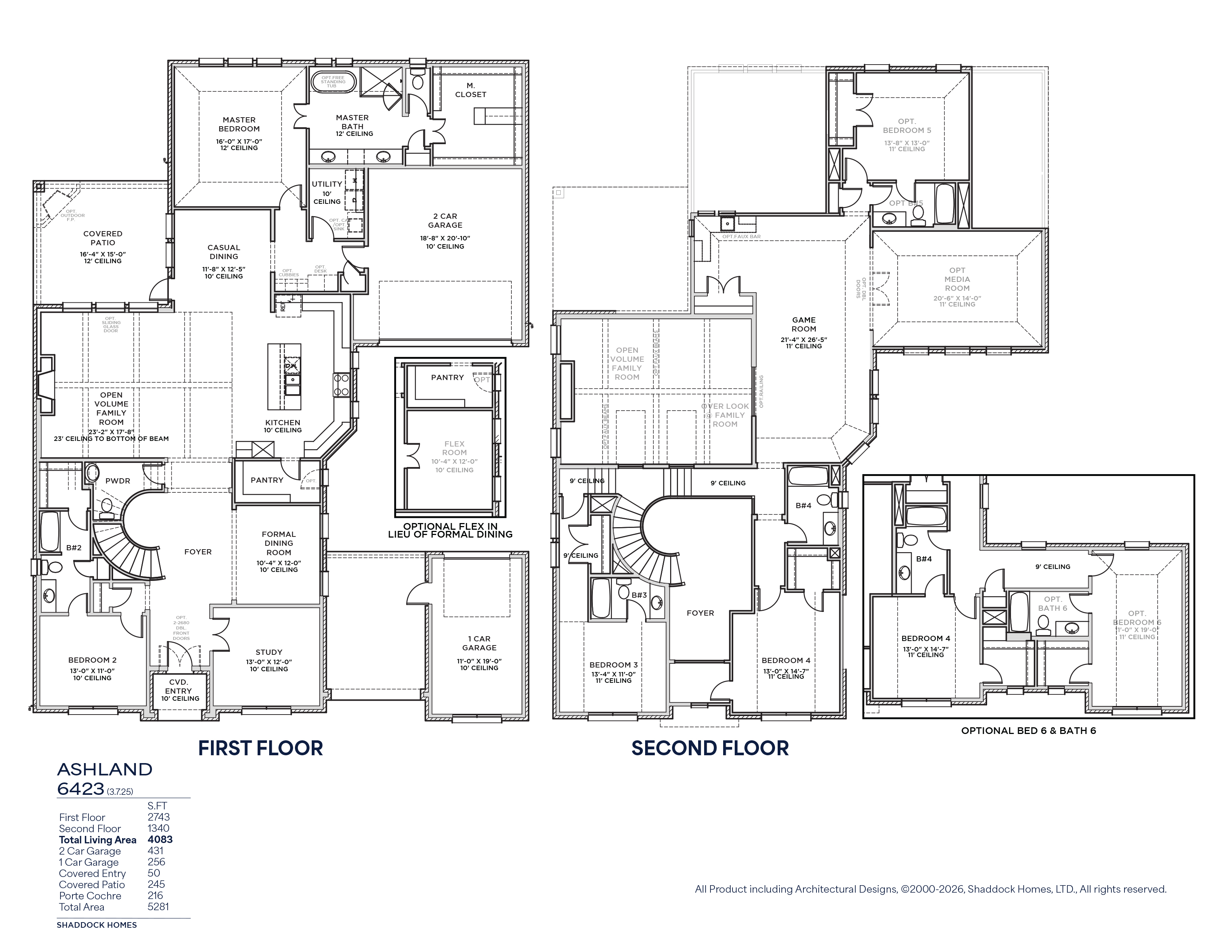 Ashland floor plan drawing