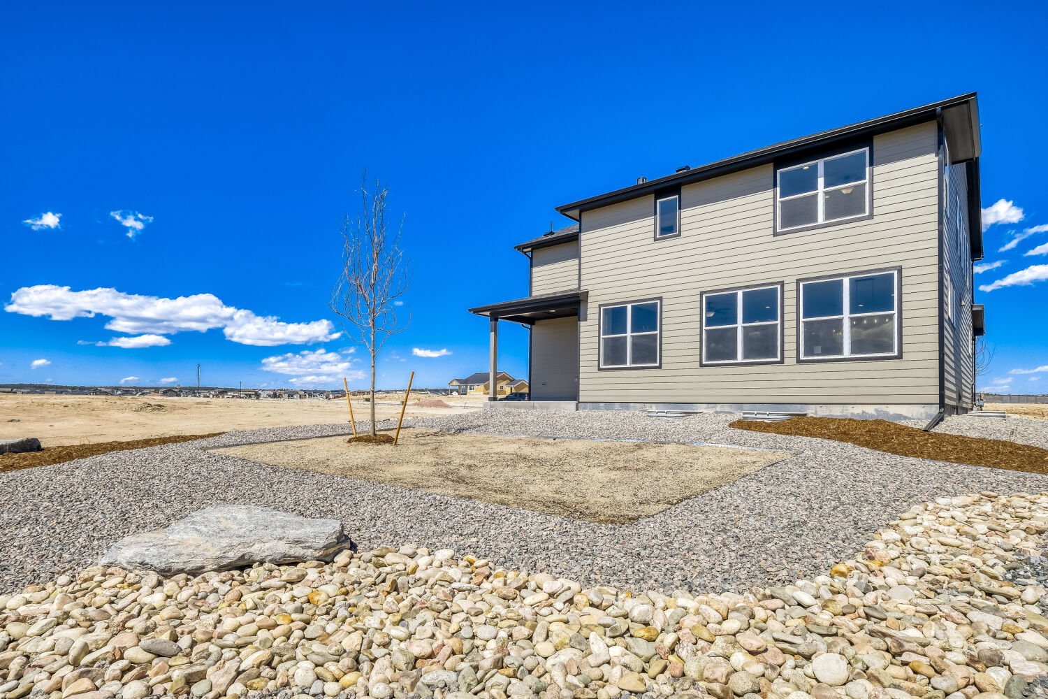 8702 Long Beach - Rear Exterior. 8702 Long Beach Terrace, Colorado Springs, CO