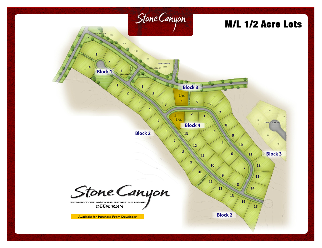 Deer Run I Neighborhood Stone Canyon