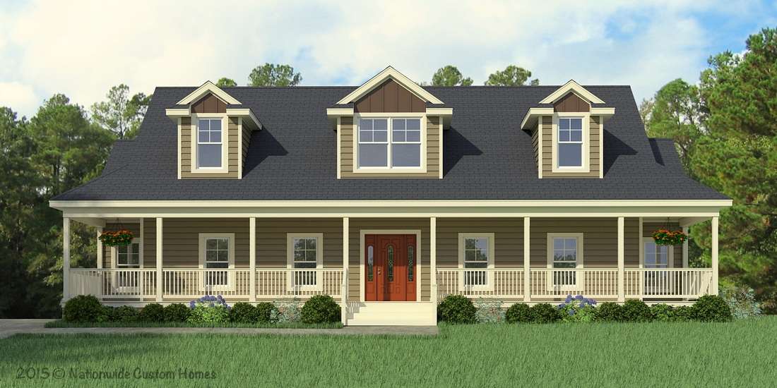 Greenbrier Cape Cod Style Modular Home � A Conventional Home with A Contemporary Twist - Charleston, WV