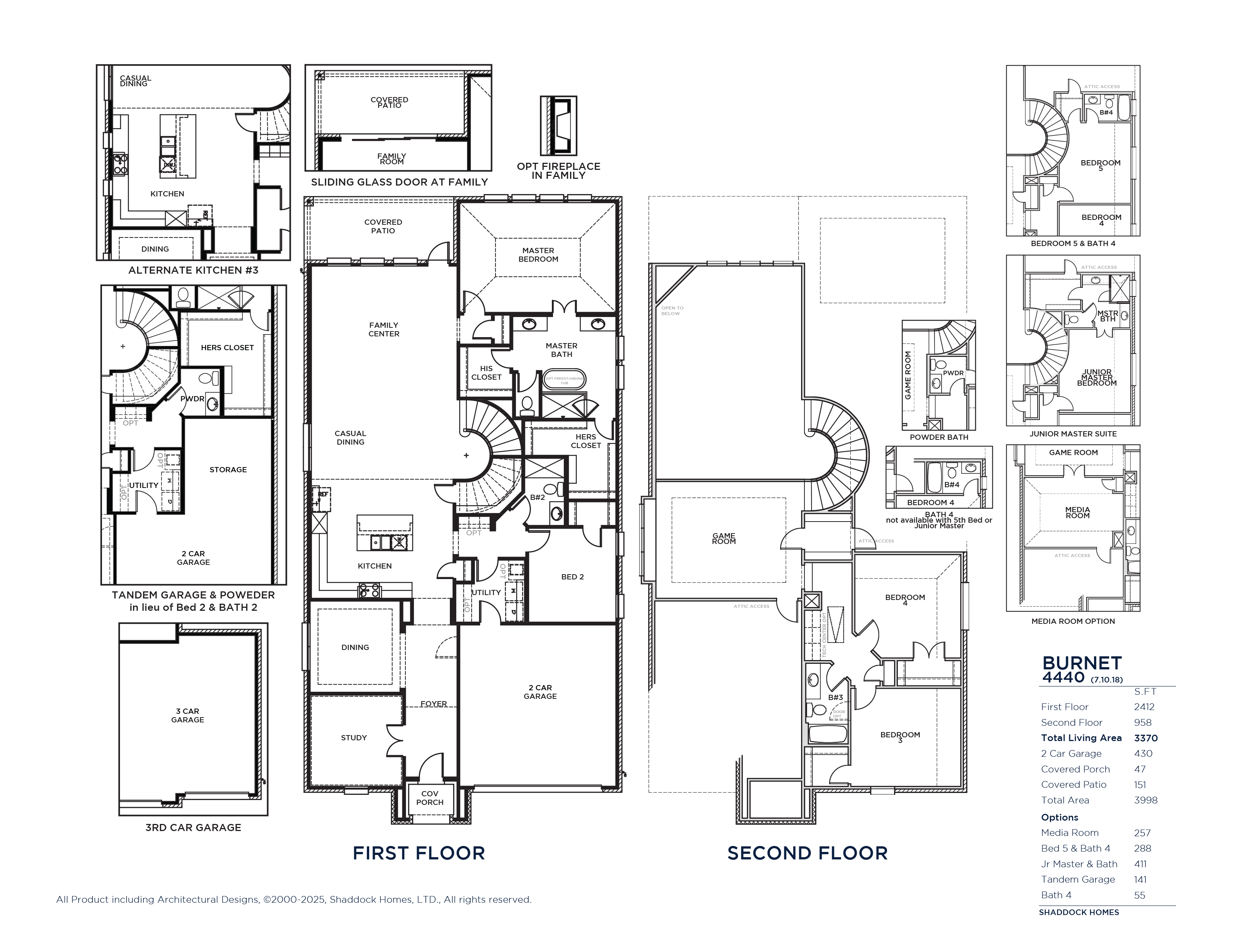 Burnet floor plan drawing
