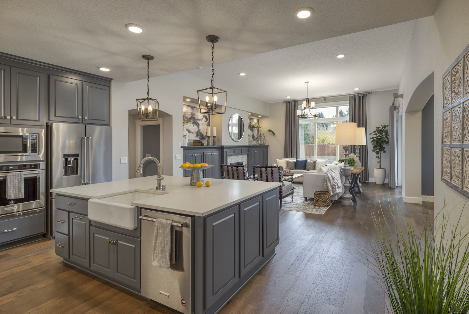 interior of new home in vancouver wa