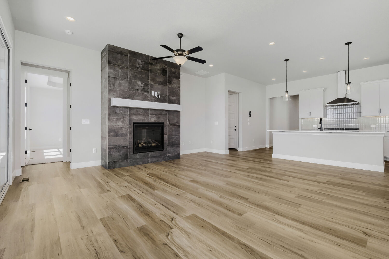 8688 Long Beach - Living Area. New Home in Colorado Springs, CO
