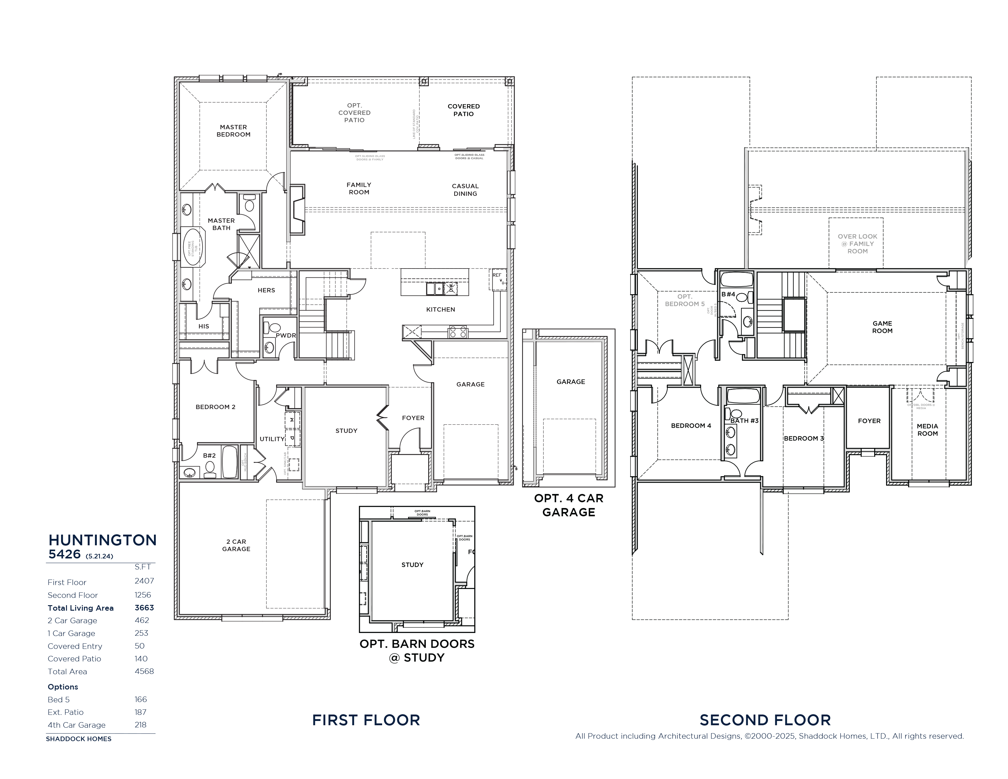 Huntington floor plan drawing