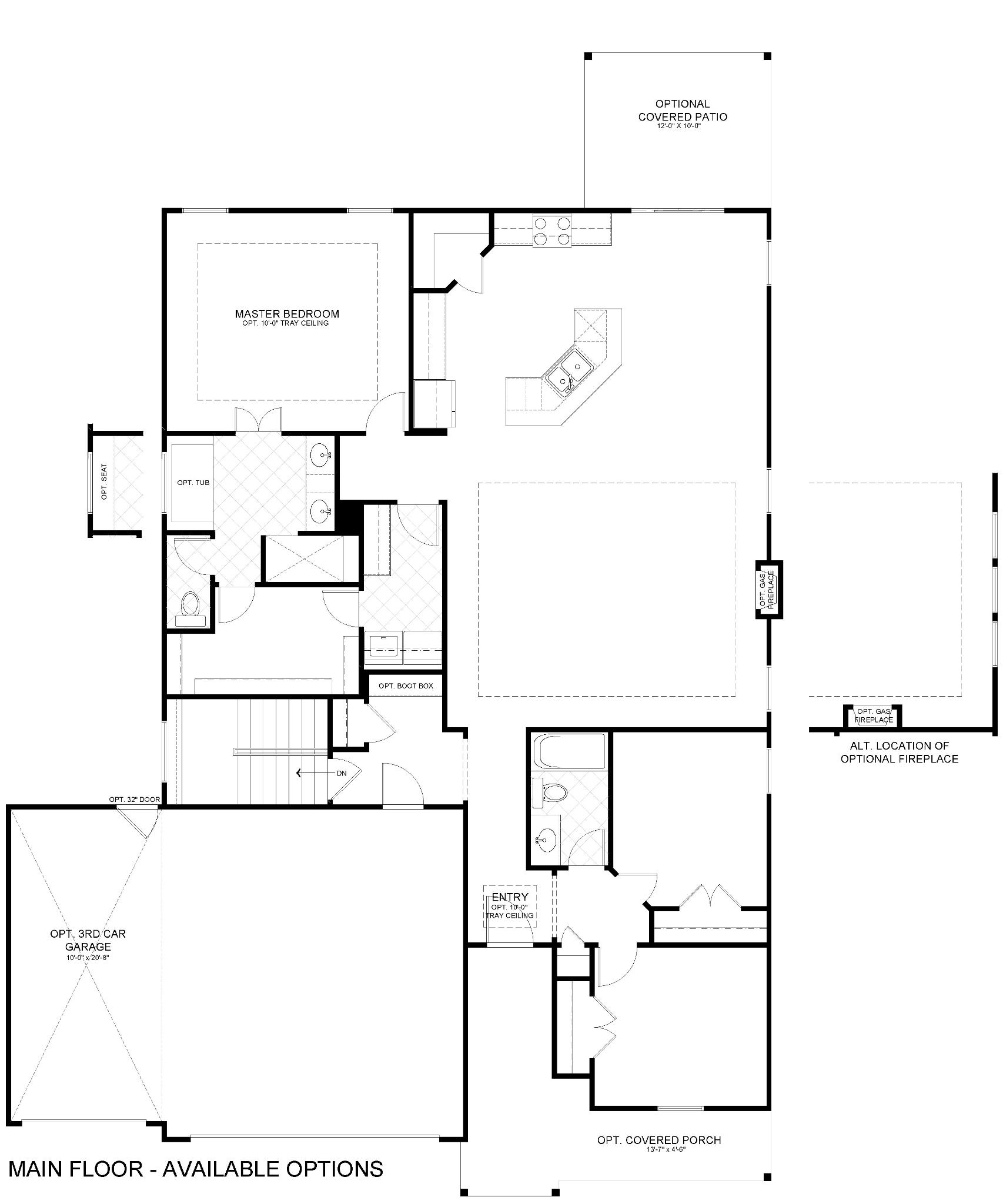 The Aster Floor Plan OKC Home Builder Authentic Custom Homes
