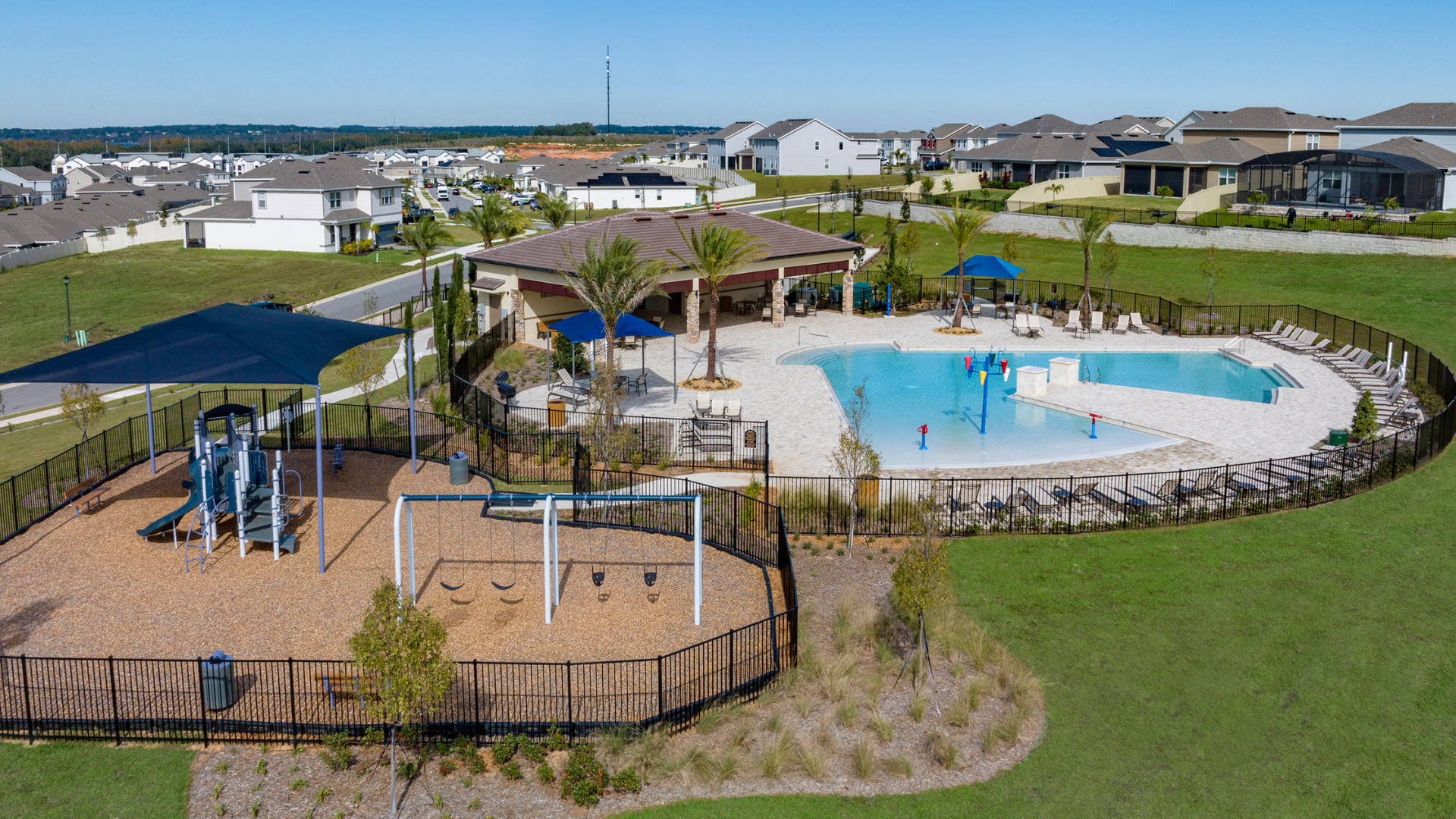 New construction homes at Ridgeview in Clermont, Florida, a community by Trinity Family Builders near Lake Louisa State Park with resort-style amenities
