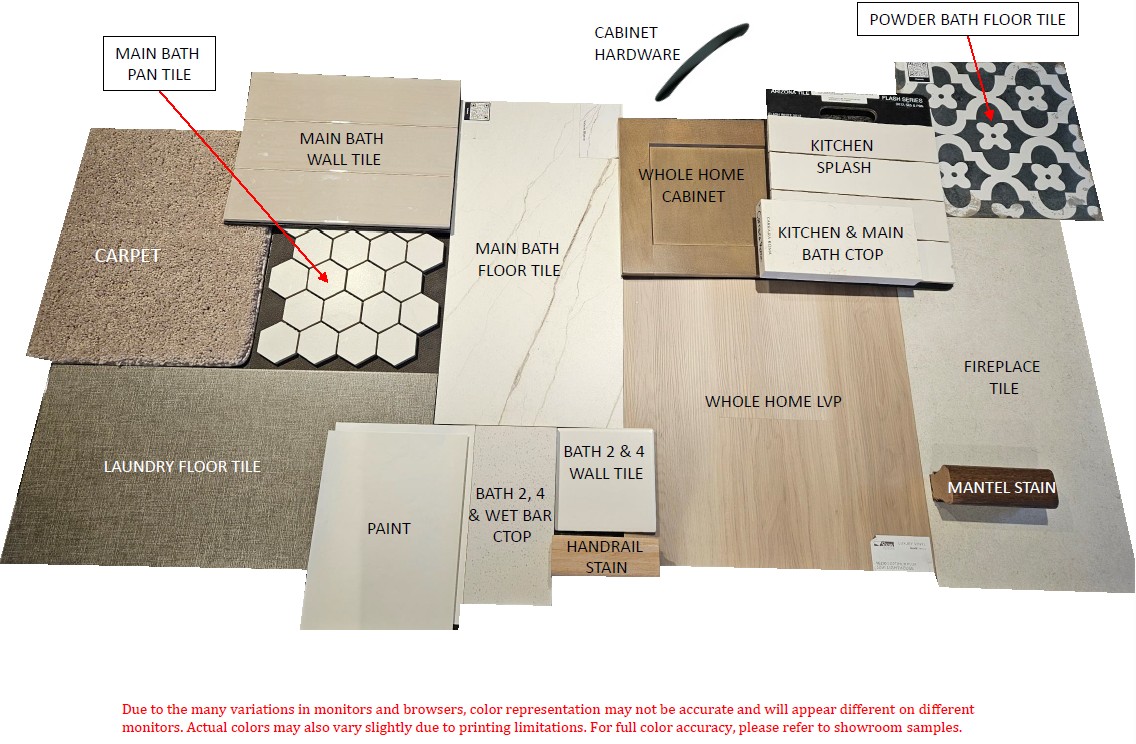 Representative photo of design selections for 8734 San Diego Way. New Home in Colorado Springs, CO
