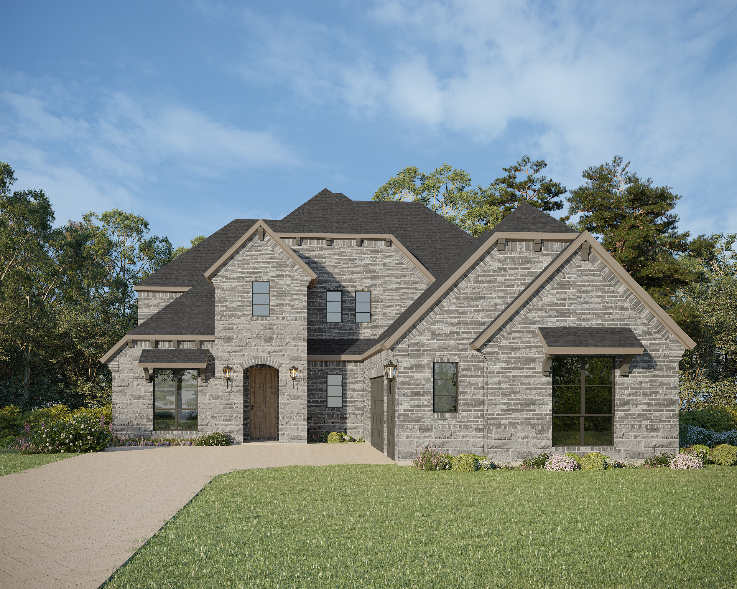 Plan 1643 at 813 Bella Casa Drive, Keller, Texas