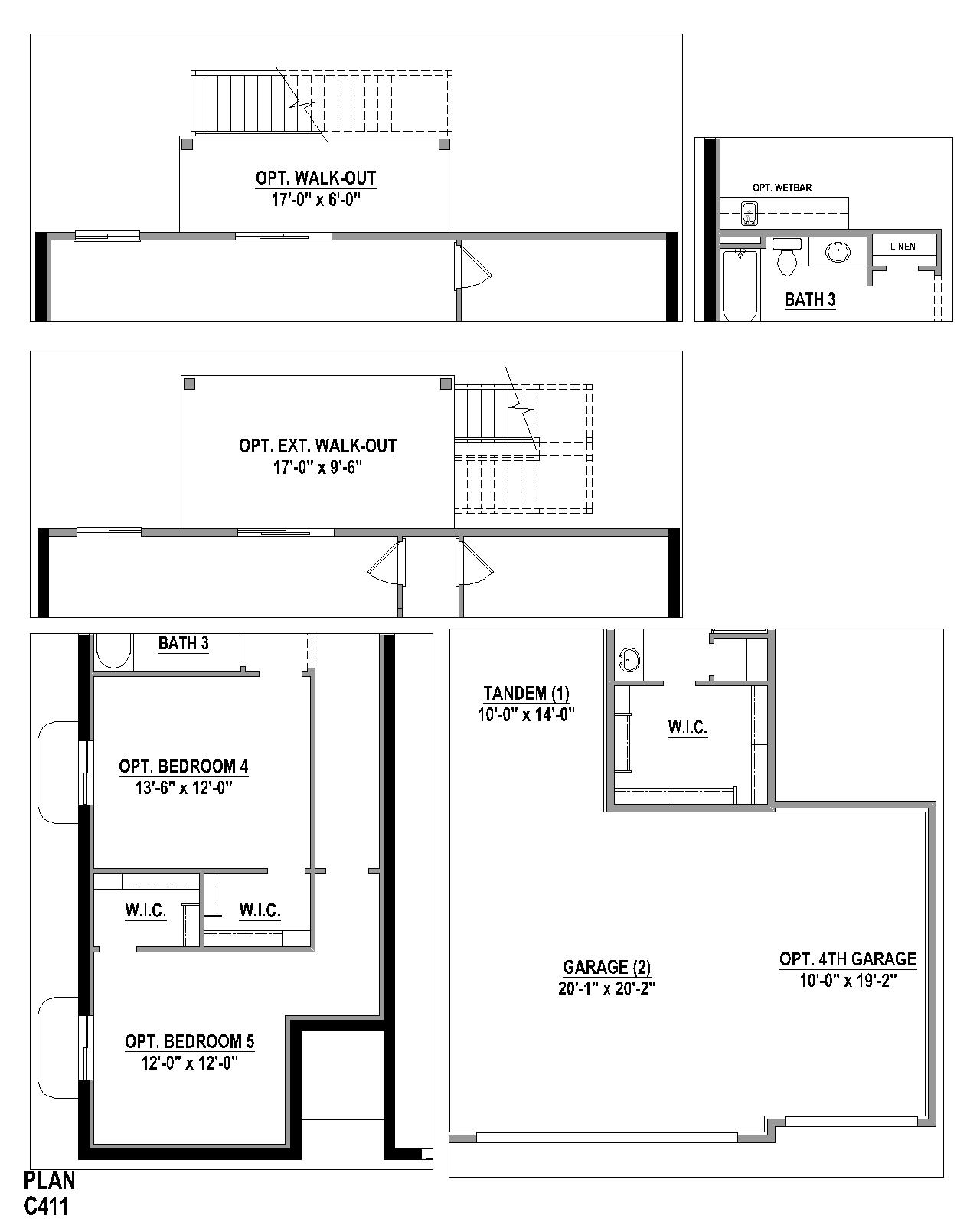 Plan C411 Options 1. 4br New Home in Colorado Springs, CO