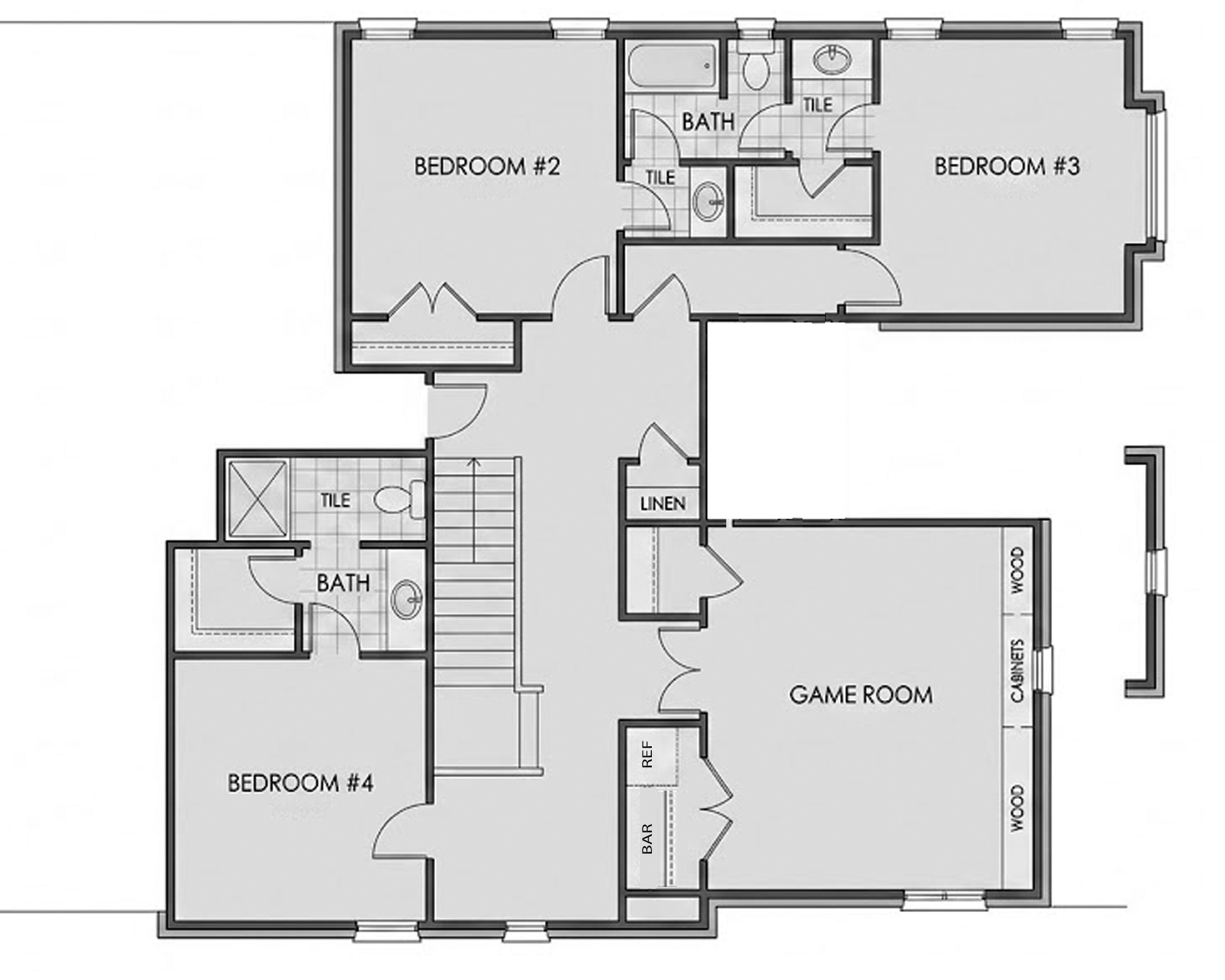 UPPER/2ND LEVEL FLOORPLAN