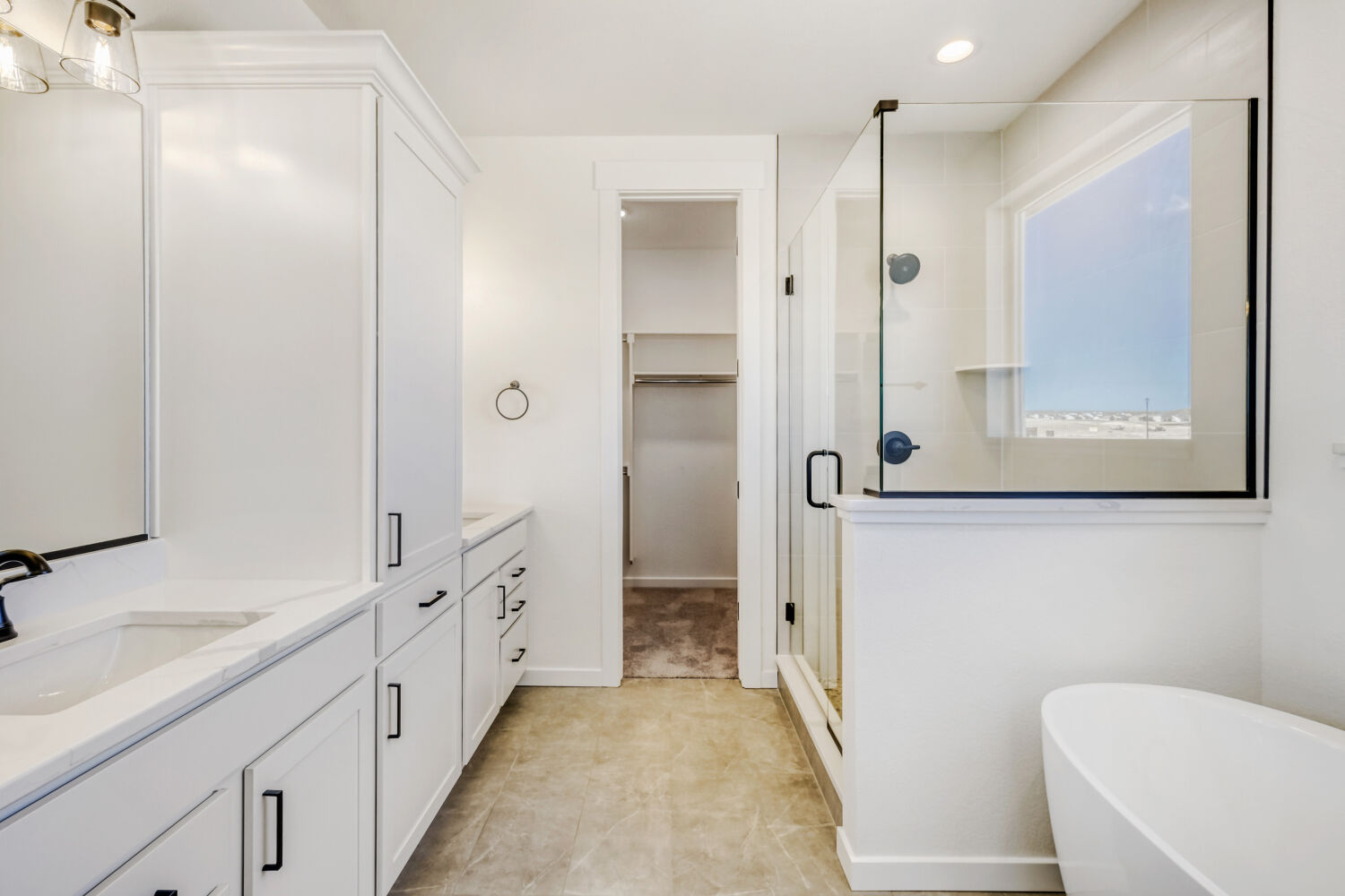 8777 San Diego - Primary Bathroom. New Home in Colorado Springs, CO