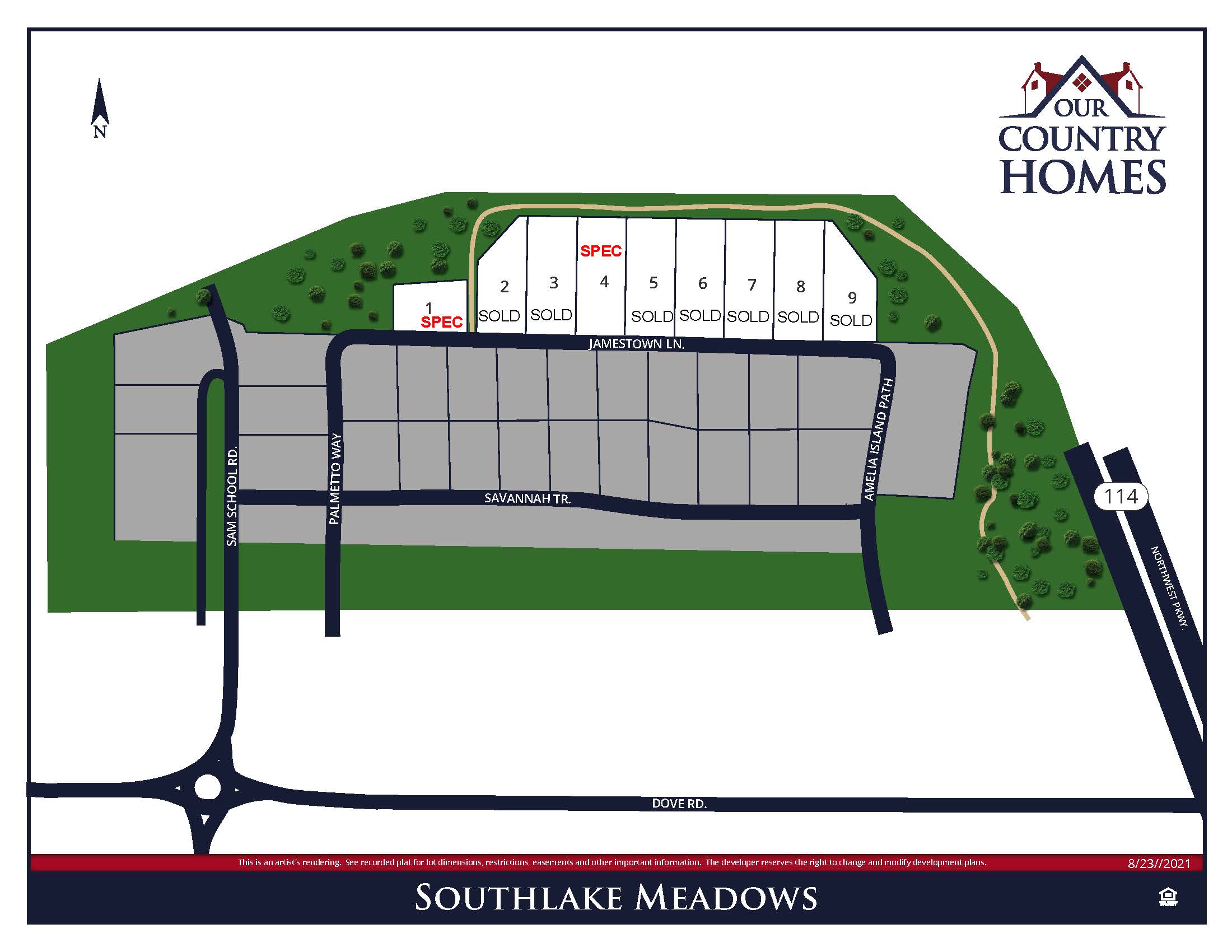 Southlake Manors Southlake New Homes Our Country Homes