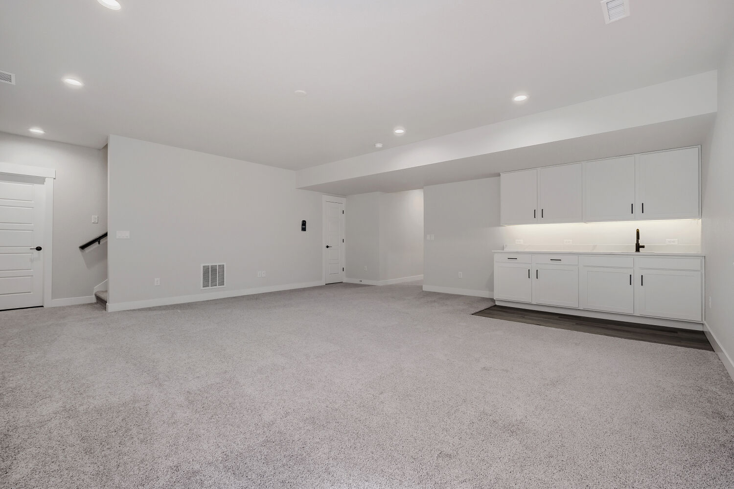 8688 Long Beach - Rec Room. Colorado Springs, CO New Home