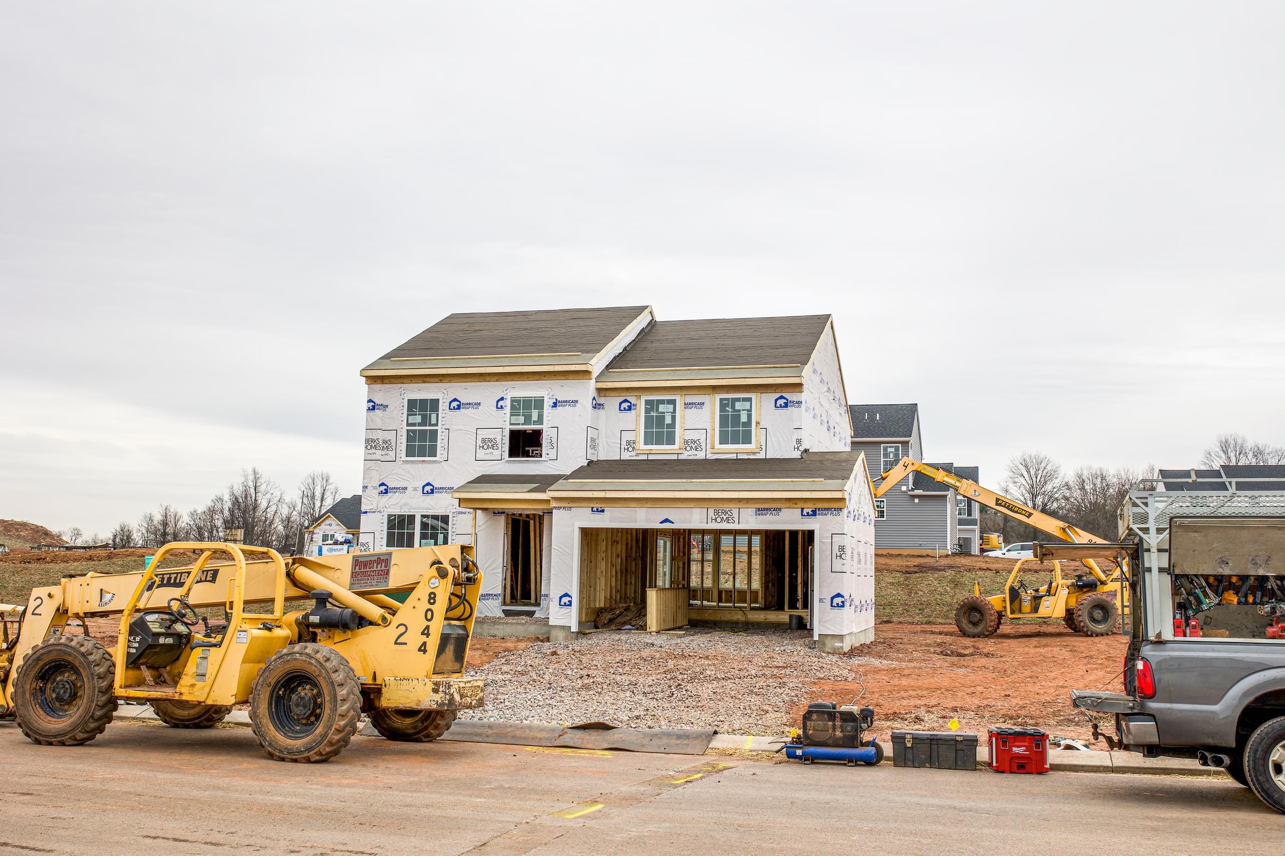 Berks Homes house under construction