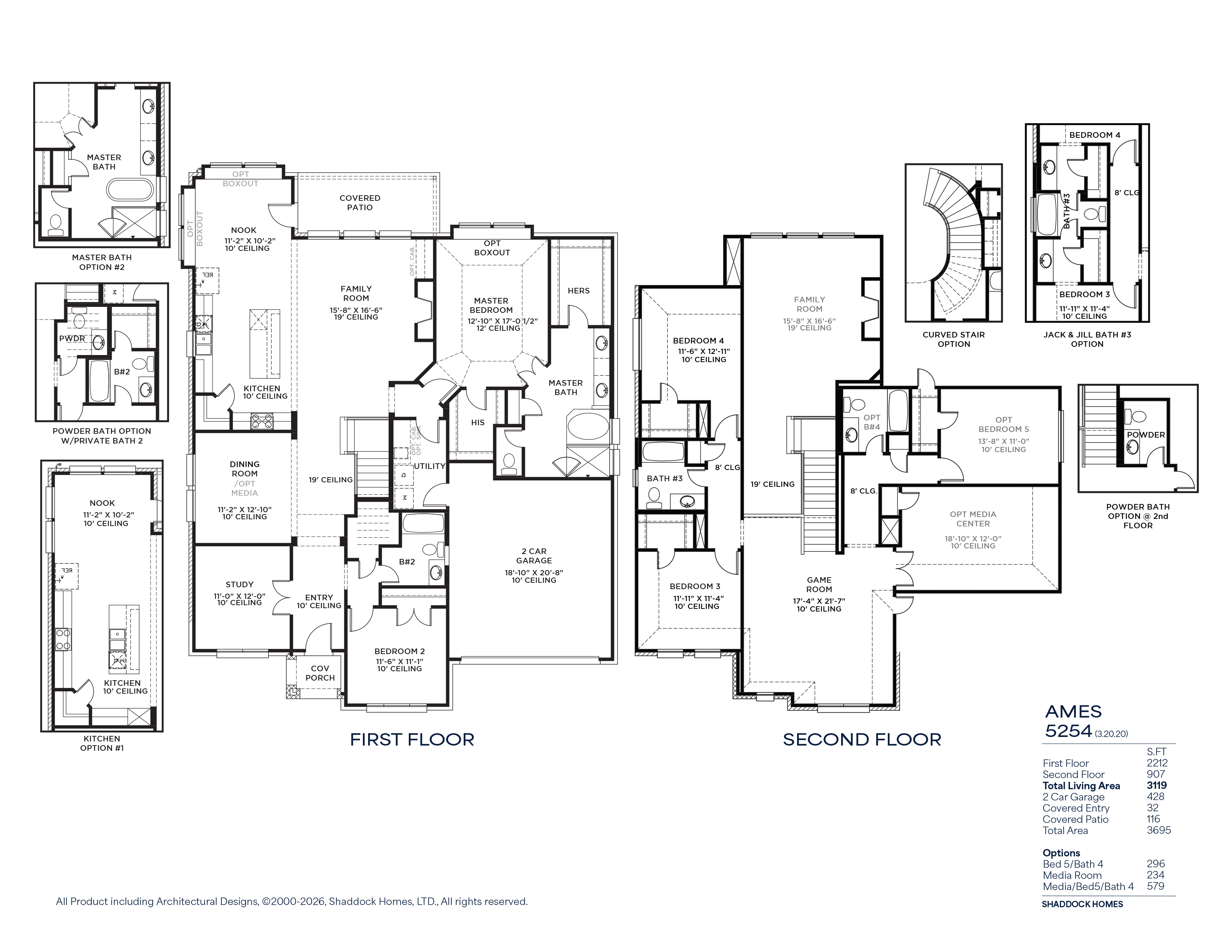 Ames floor plan drawing