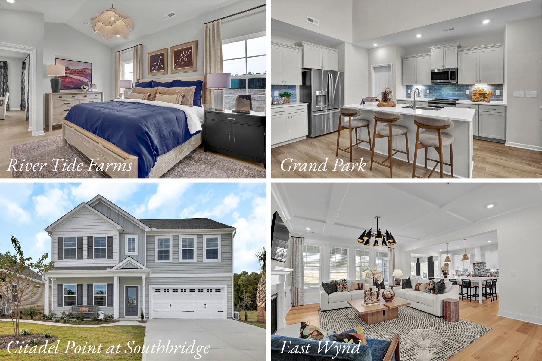 Photos of model homes that won awards from the Parade of Homes