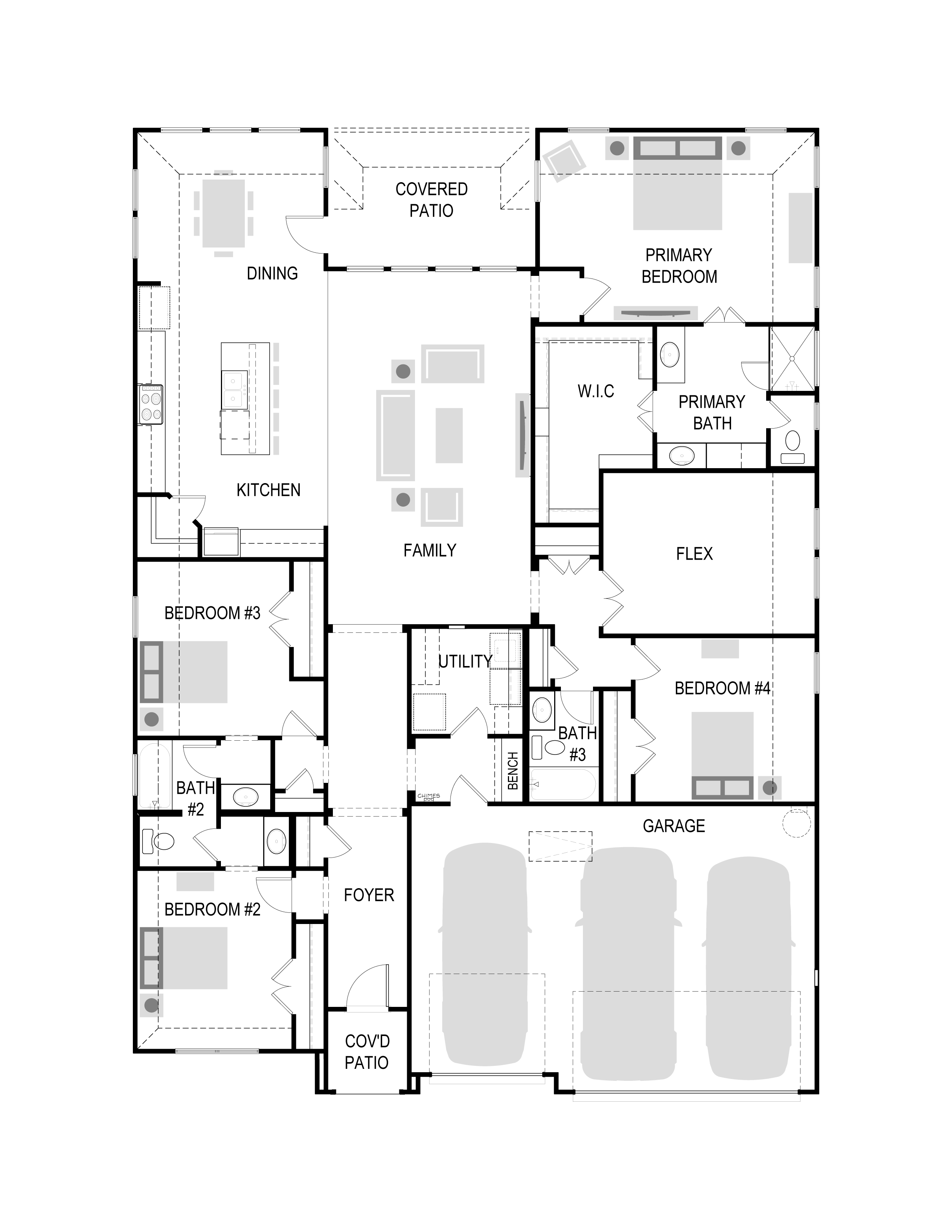Gilmour II floor plan drawing