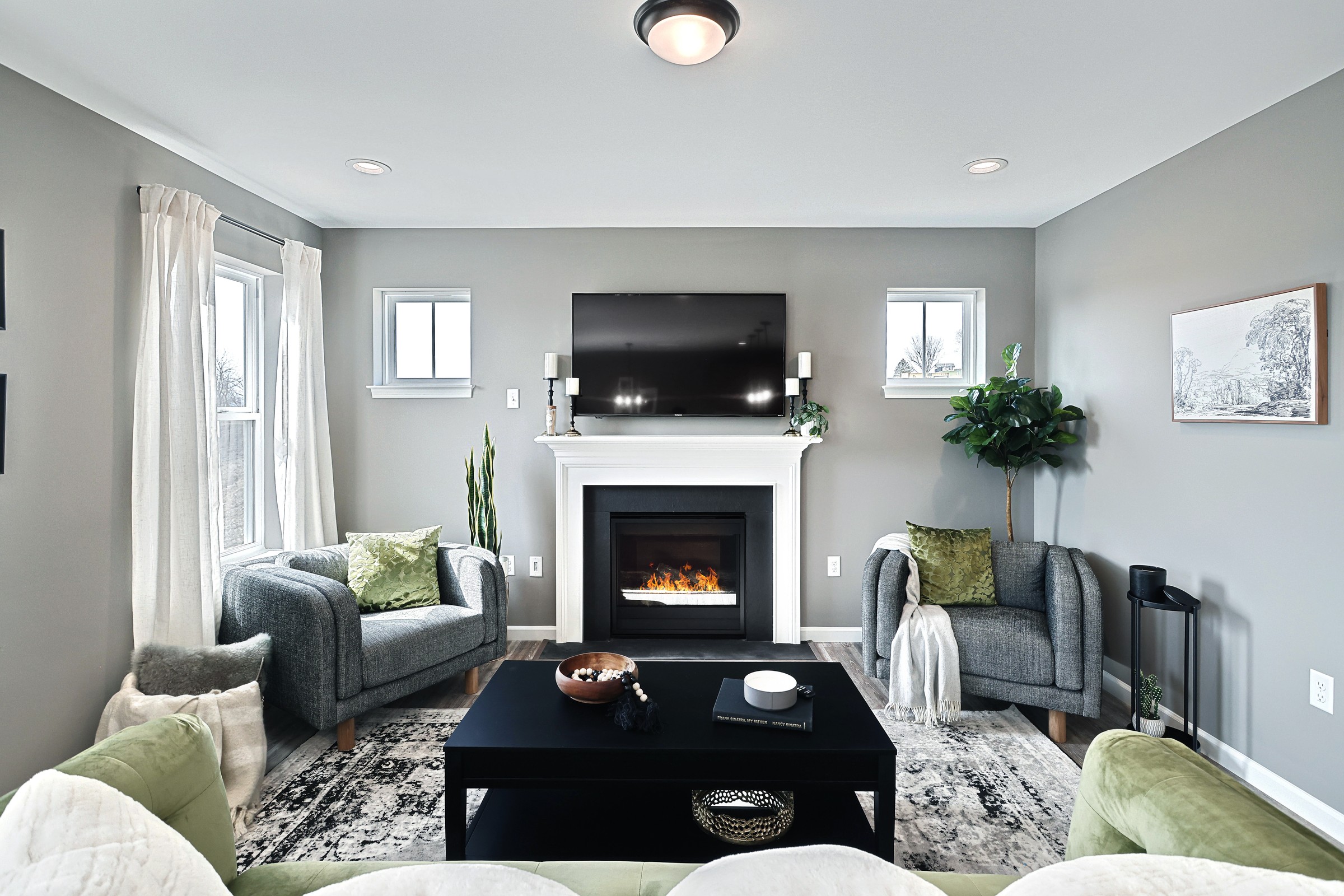 Berks Homes Staged Daisy Floorplan Model Home in North Hills in Northampton, Pennsylvania