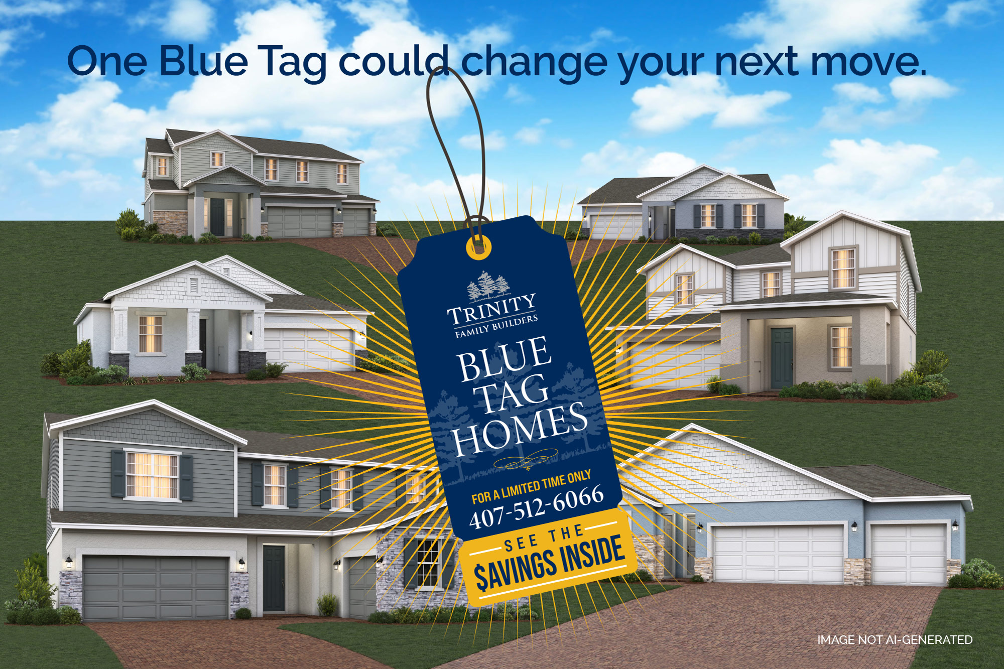 New move-in ready home for sale in DeLand, FL at Trinity Gardens by Trinity Family Builders