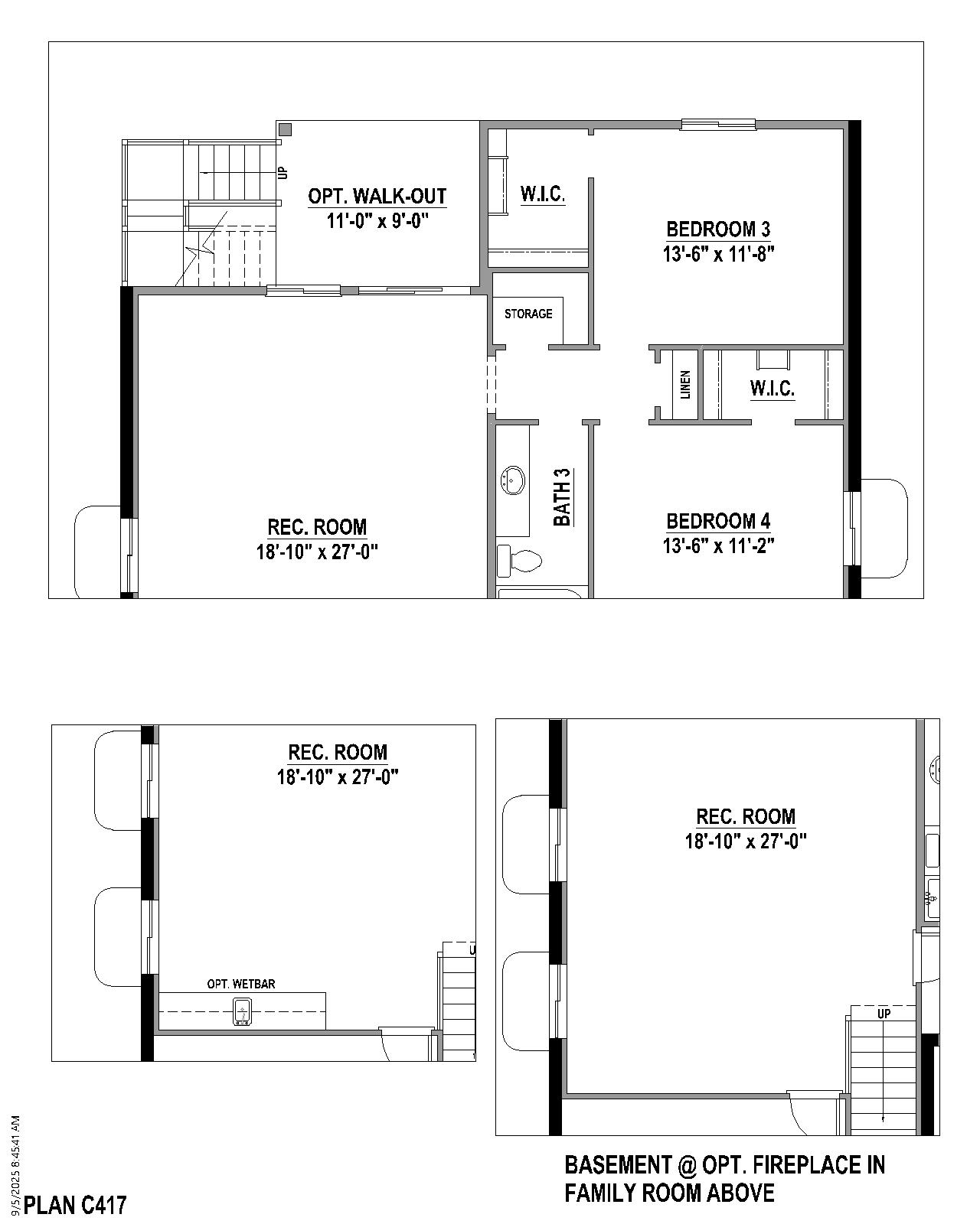 Plan C417 Base Rec. New Home in Colorado Springs, CO