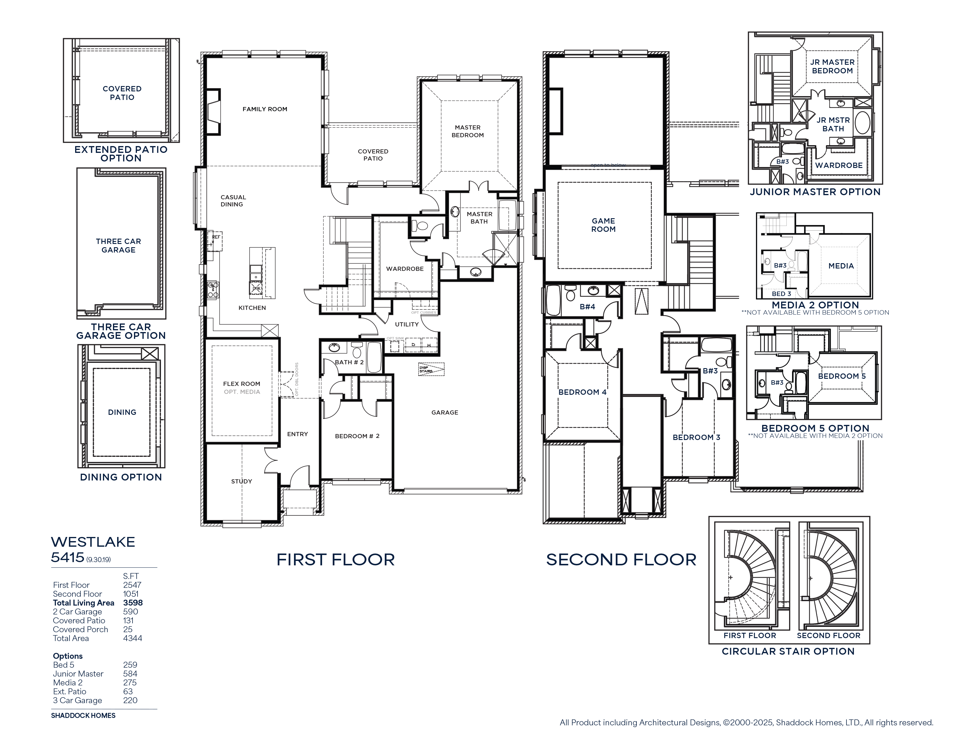 Westlake floor plan drawing