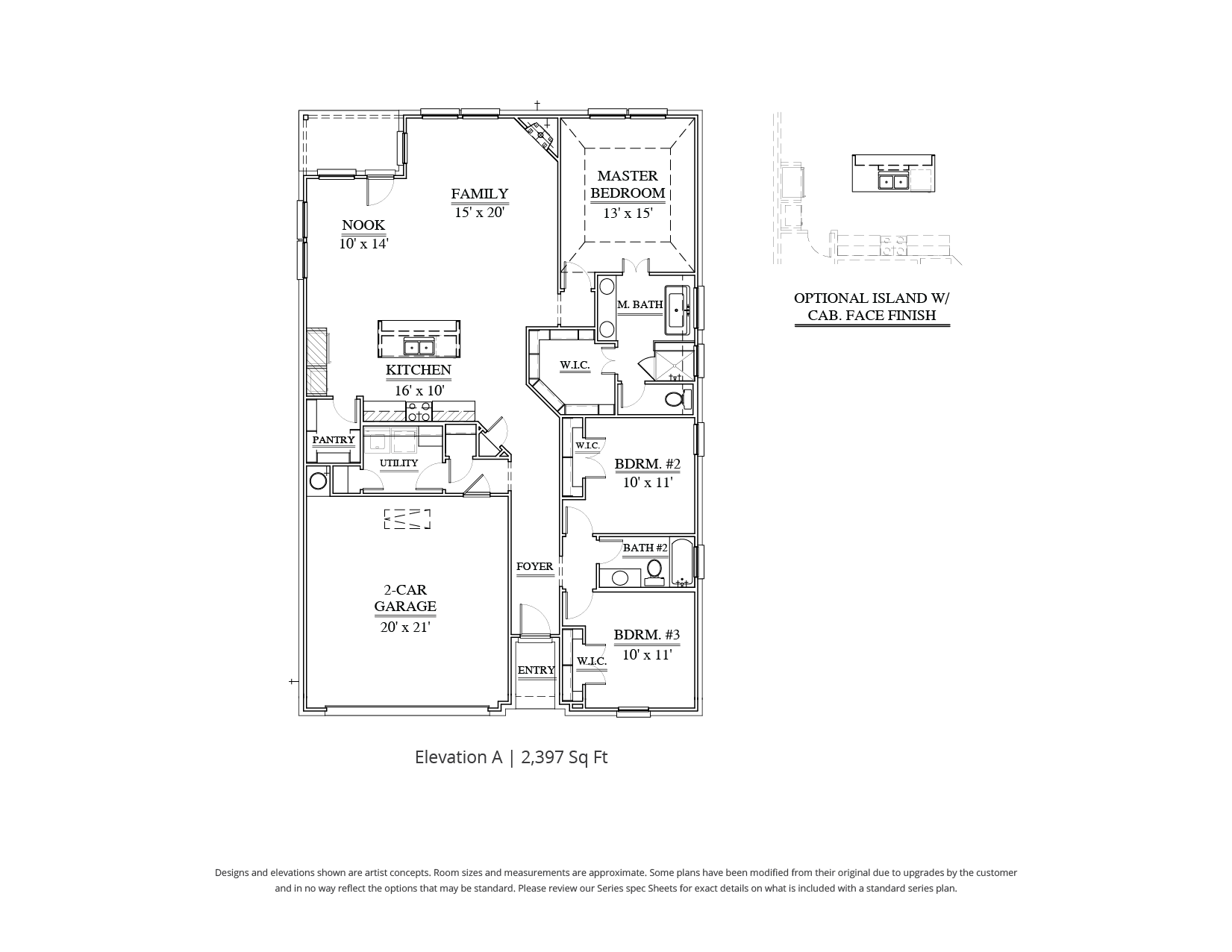 Austin Floor Plan in DFW Our Country Homes