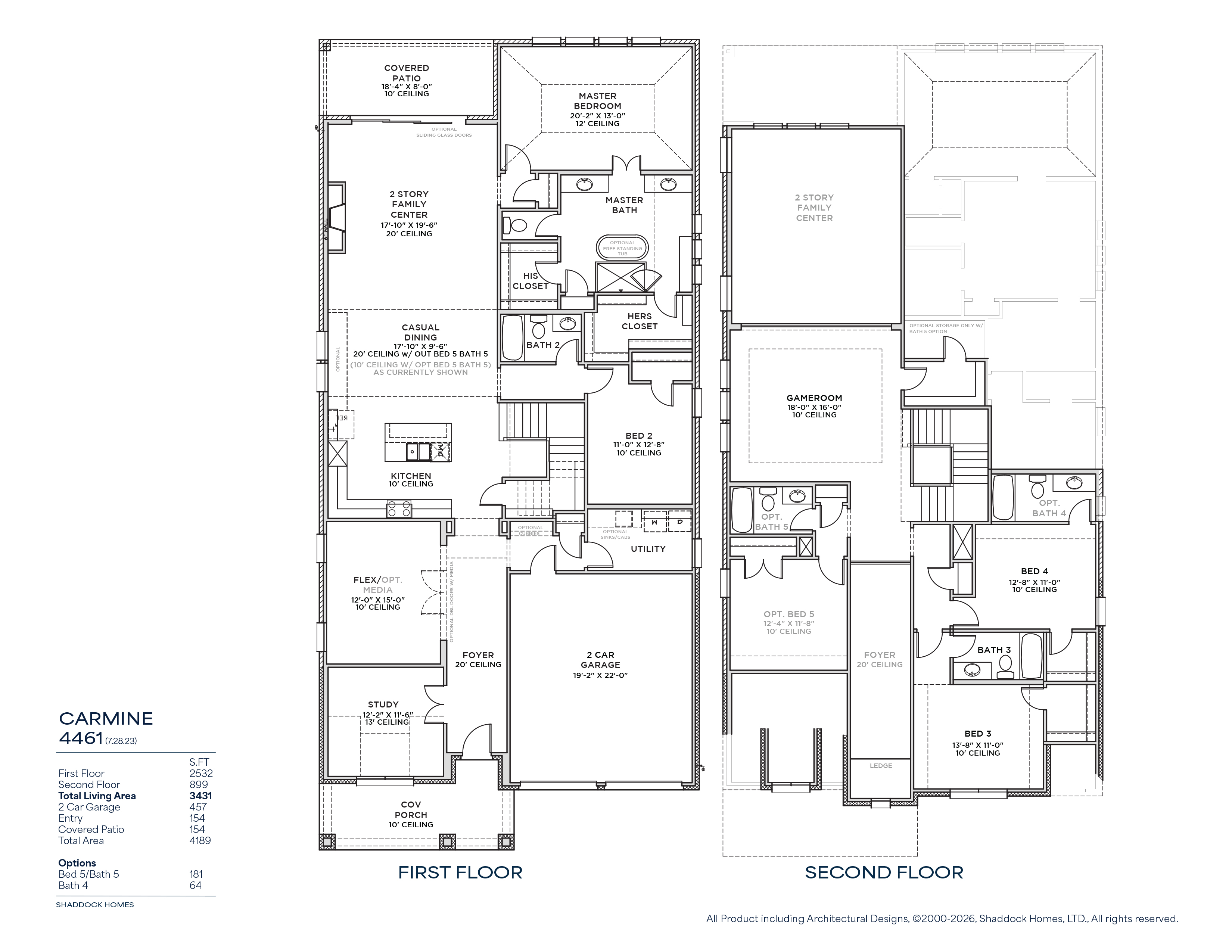 Carmine floor plan drawing