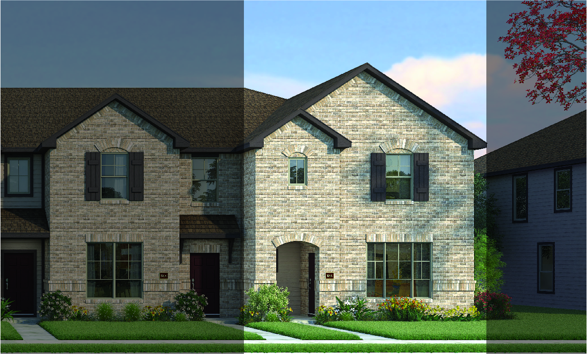 Bowie with Elevation 5A Brick Exterior 2023 Townho