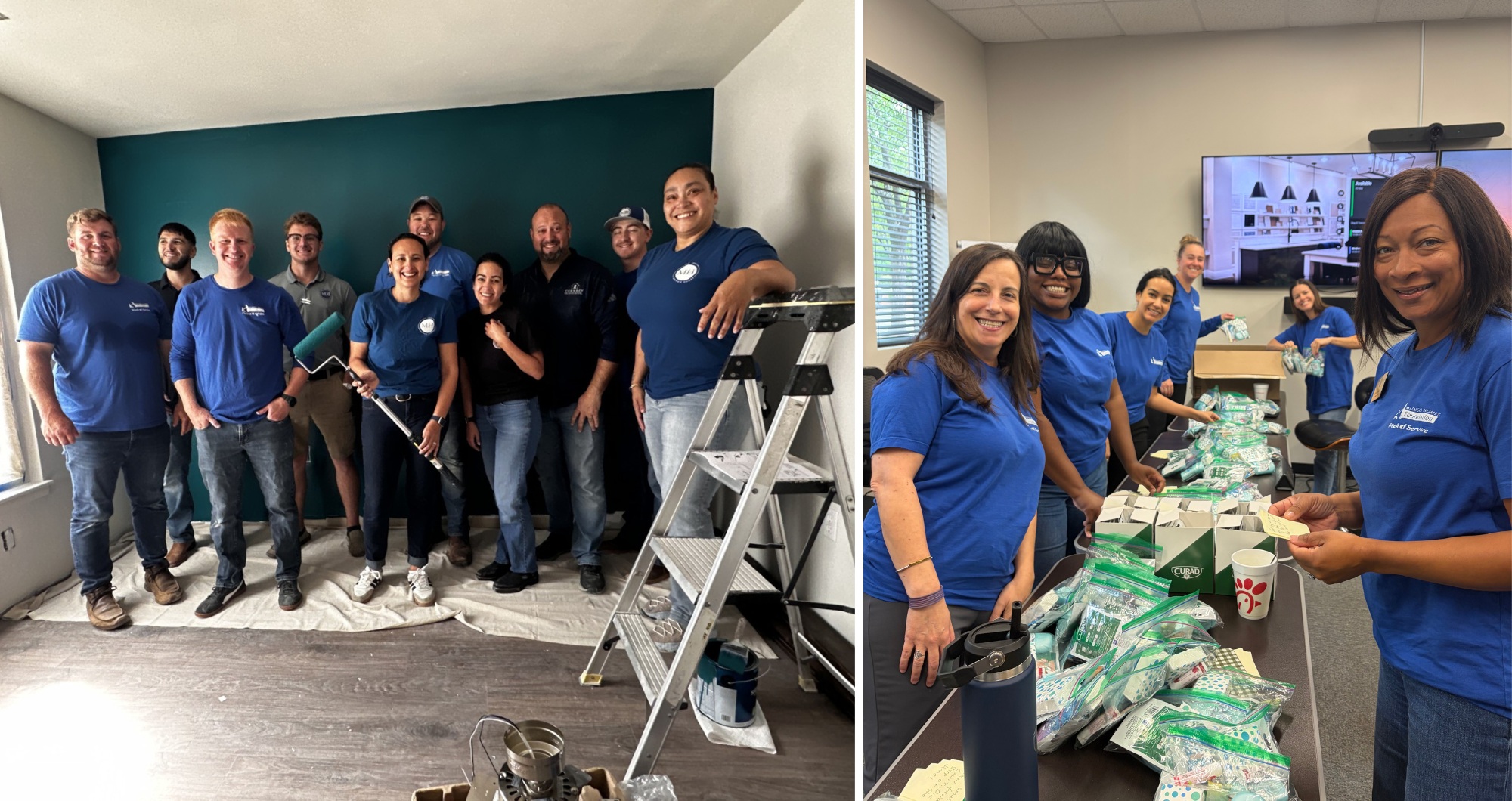 Raleigh team members during Week of Service