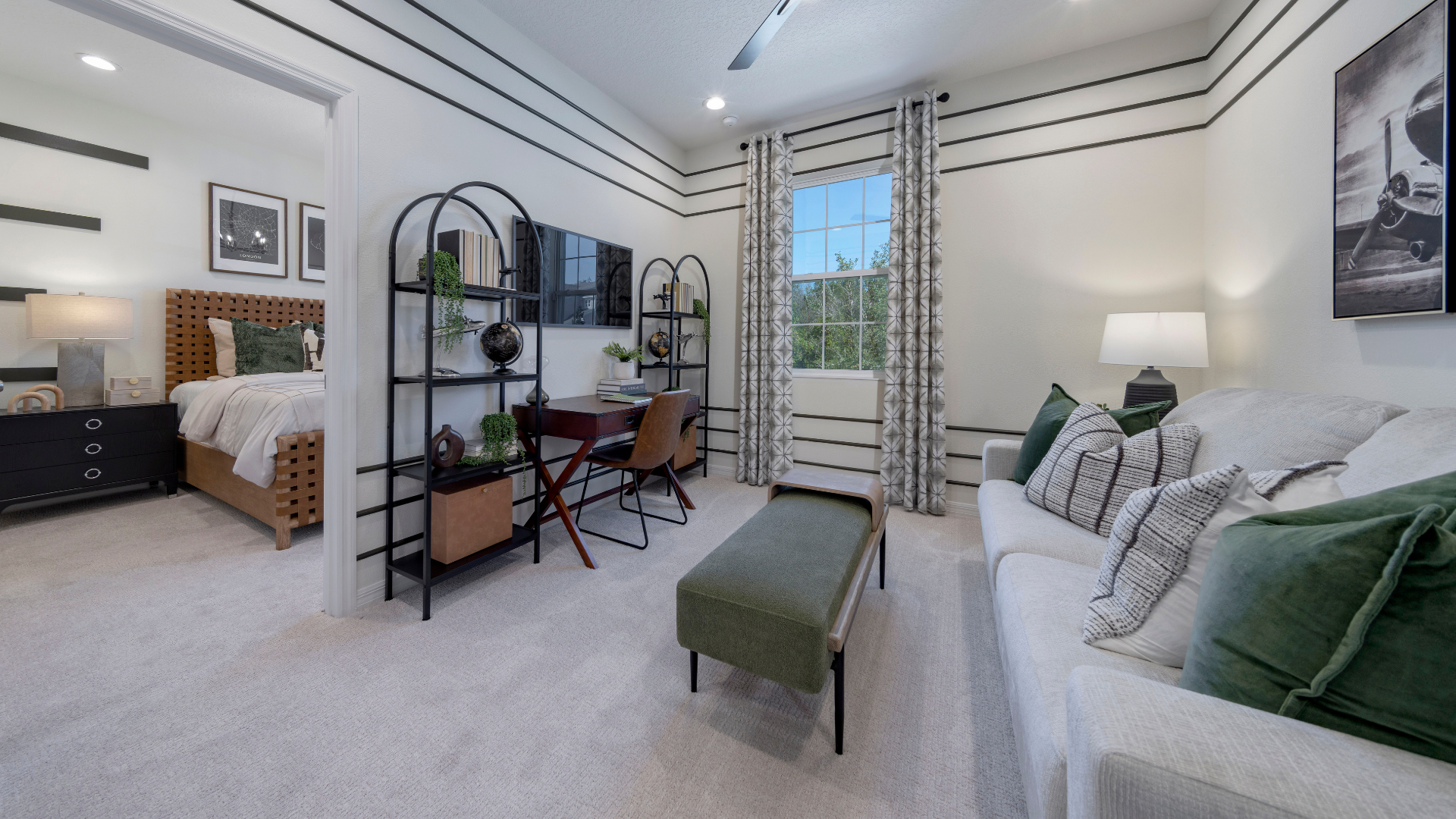 Modern multigenerational home design by Trinity Family Builders featuring flexible floor plans, private in-law suites, and spacious open-concept living areas in new construction homes across Central Florida.