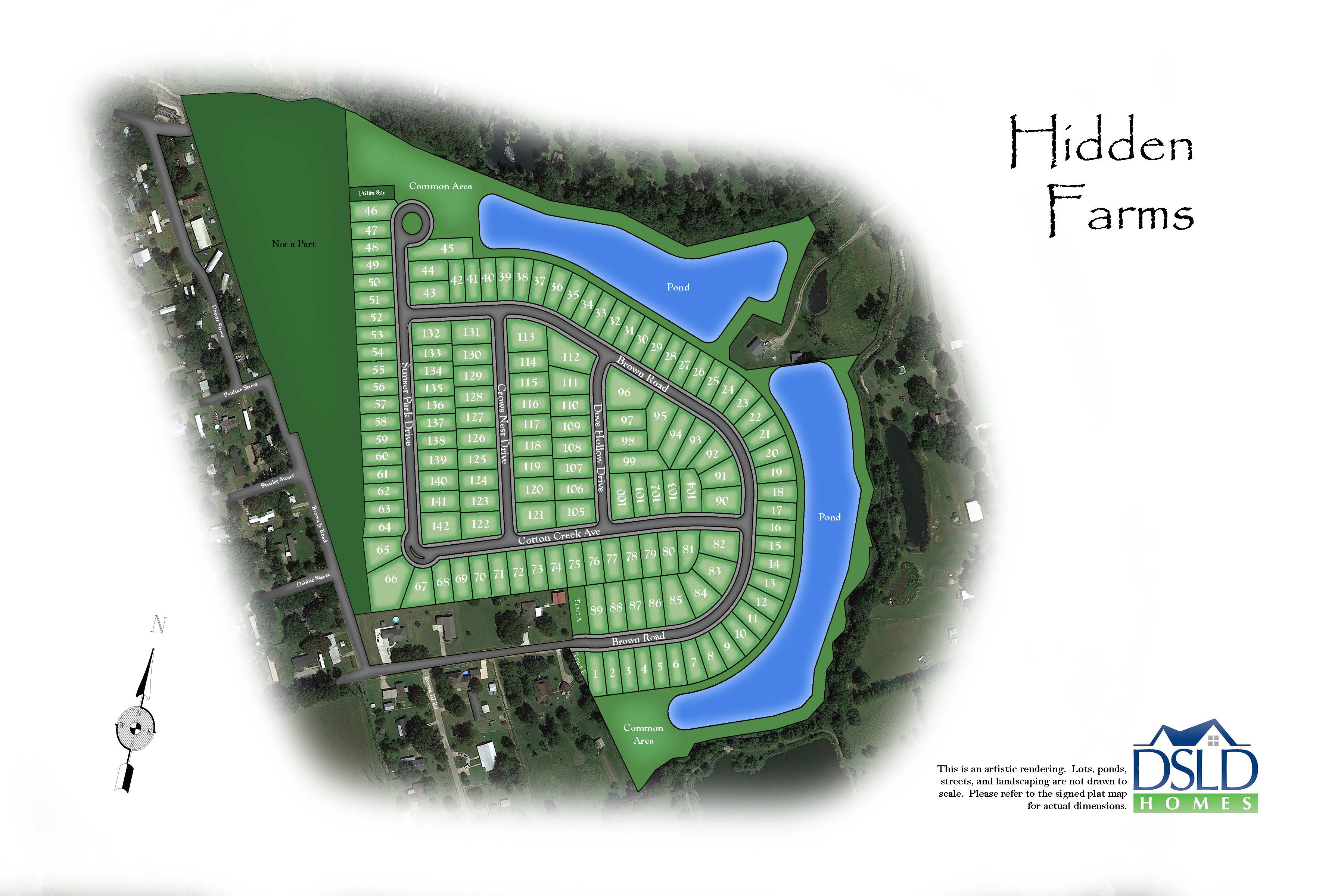Hidden Farms DSLD Homes New Homes in Prairieville LA