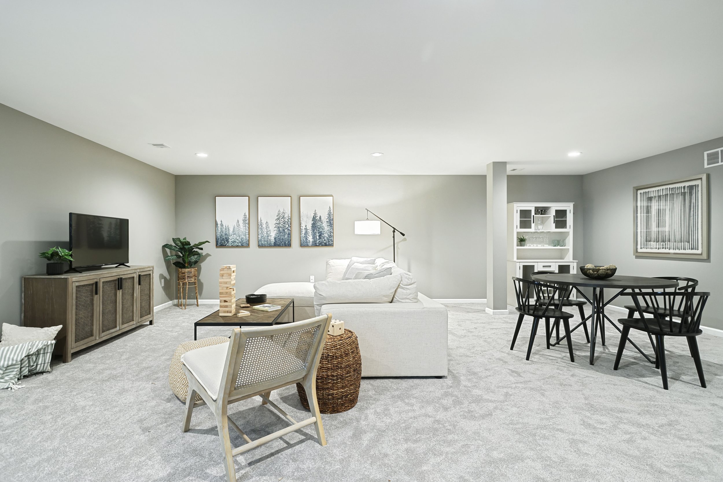 Finished Basement, Berks Homes, Beacon Pointe Floorplan