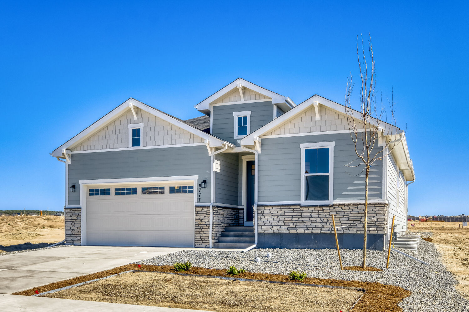 8777 San Diego - Front Elevation. Colorado Springs, CO New Home