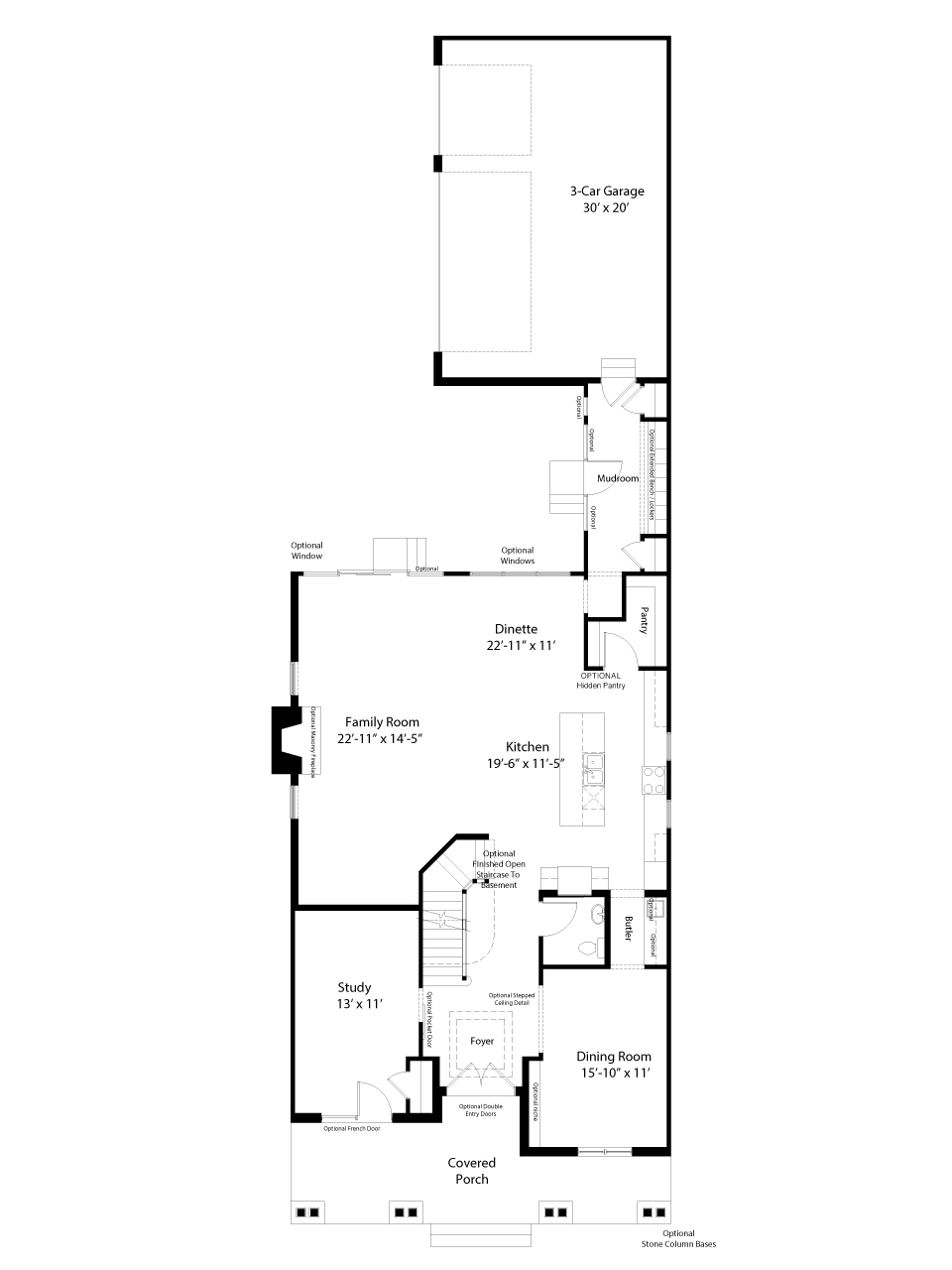 The Addison II Floor Plans DJK Custom Homes