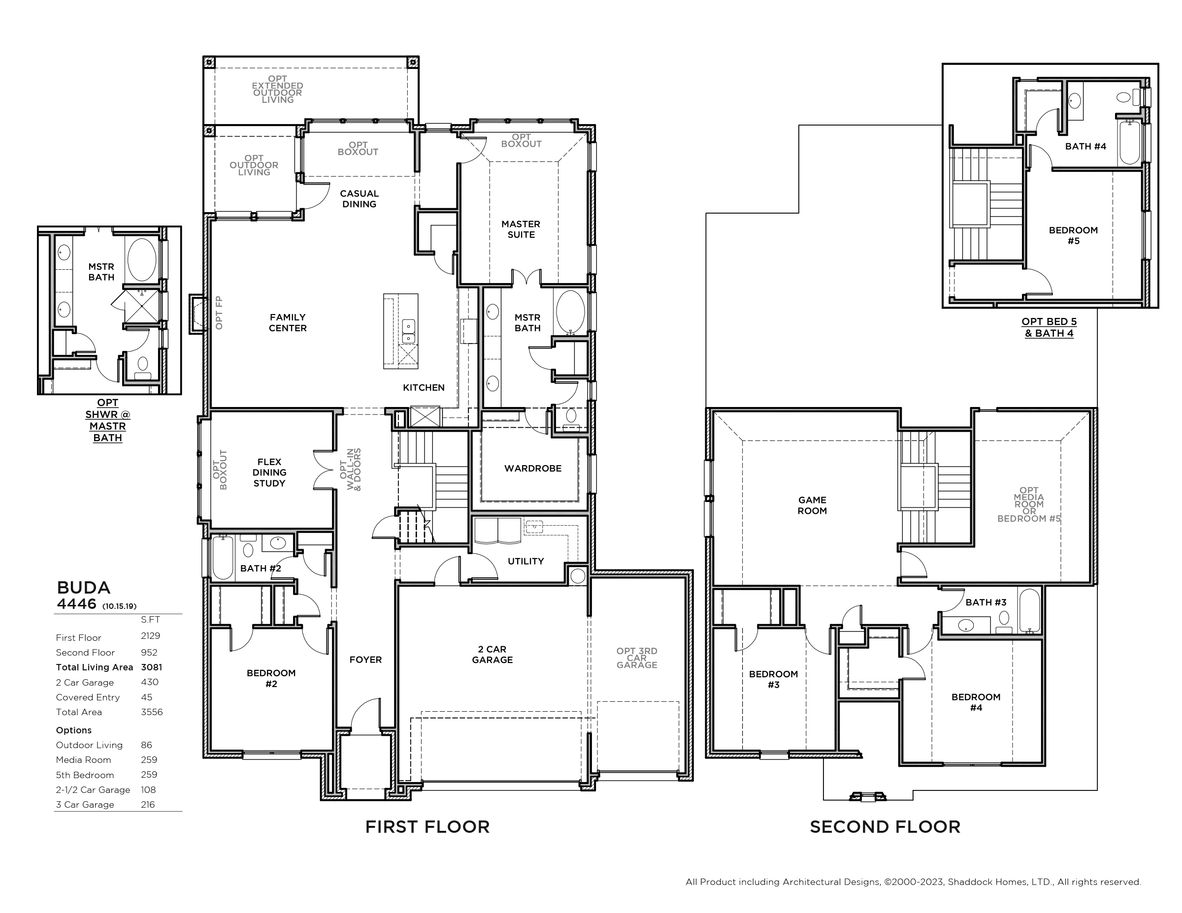 Buda floor plan drawing