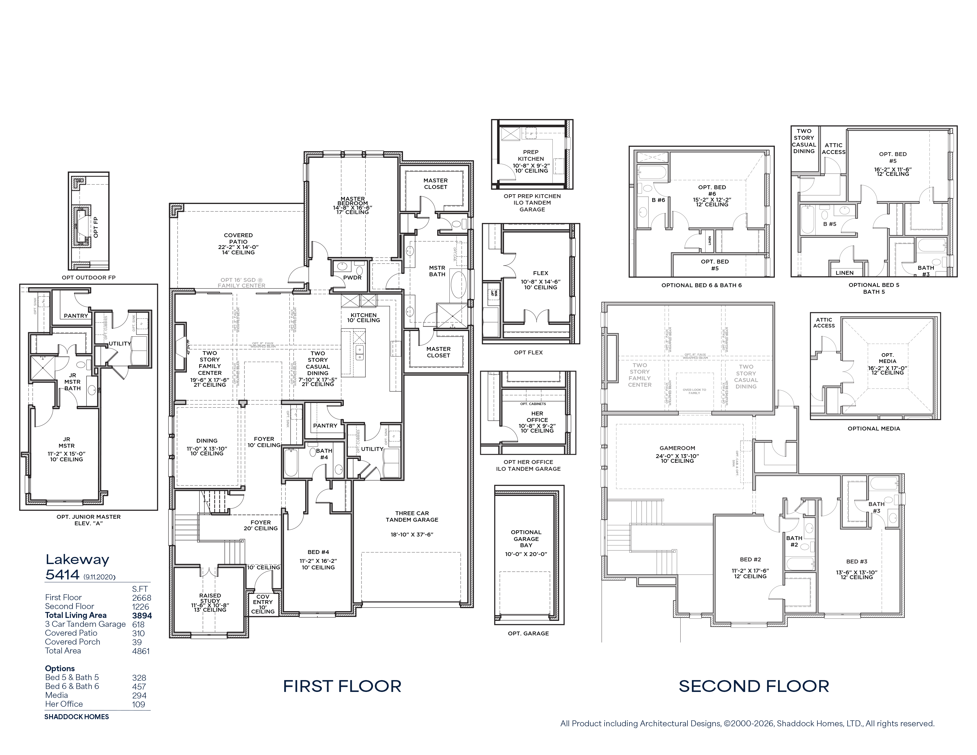 Lakeway floor plan drawing