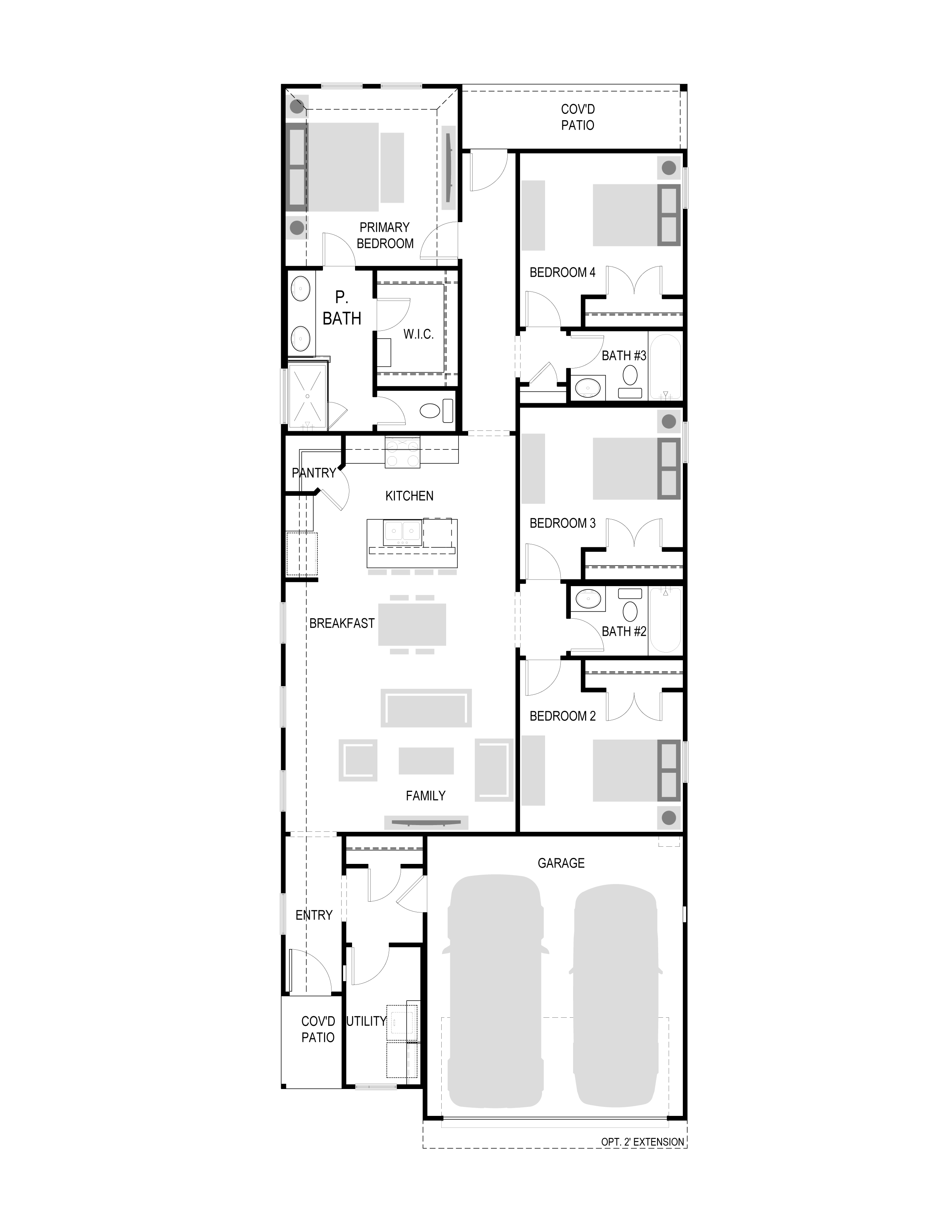 Cypress floor plan drawing