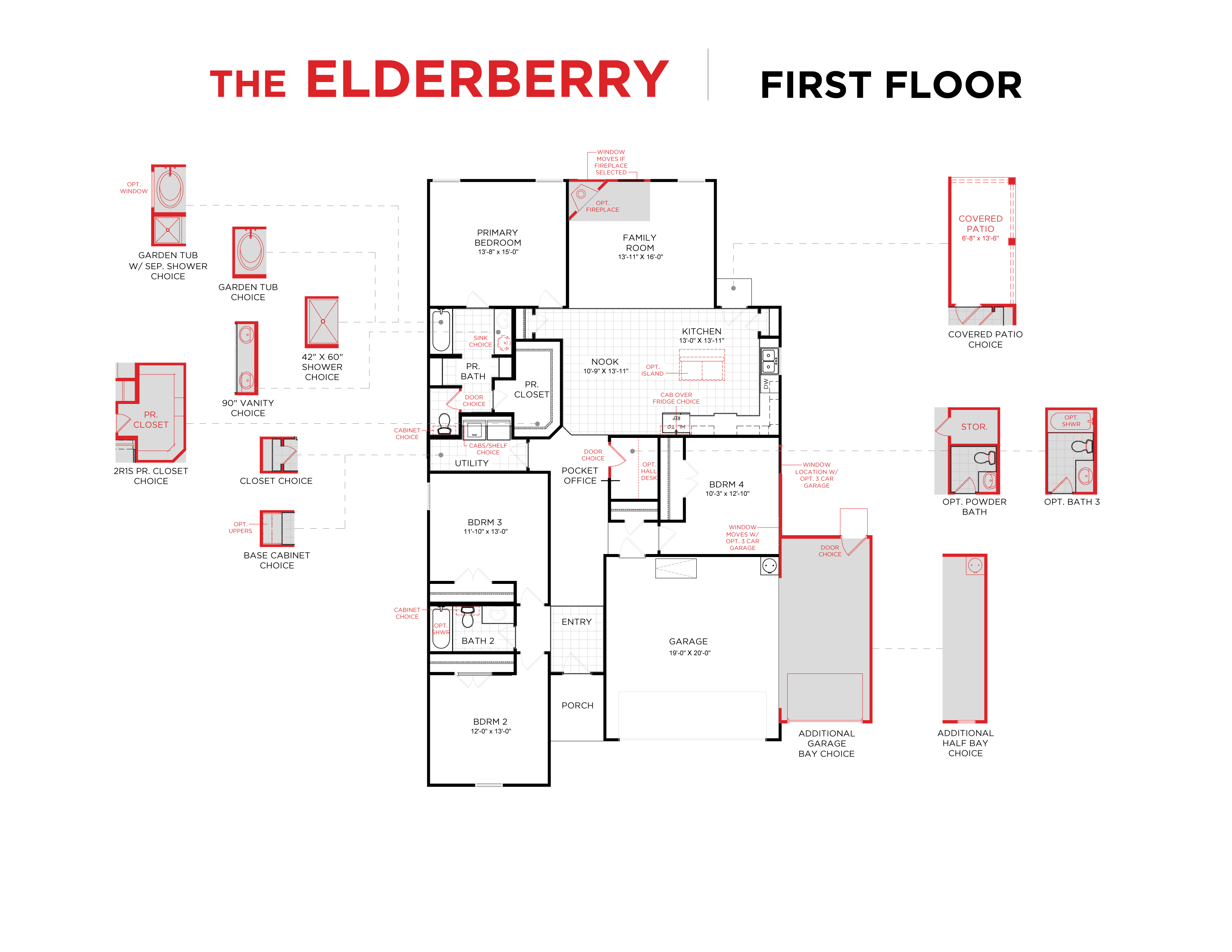 The Elderberry Floor Plan